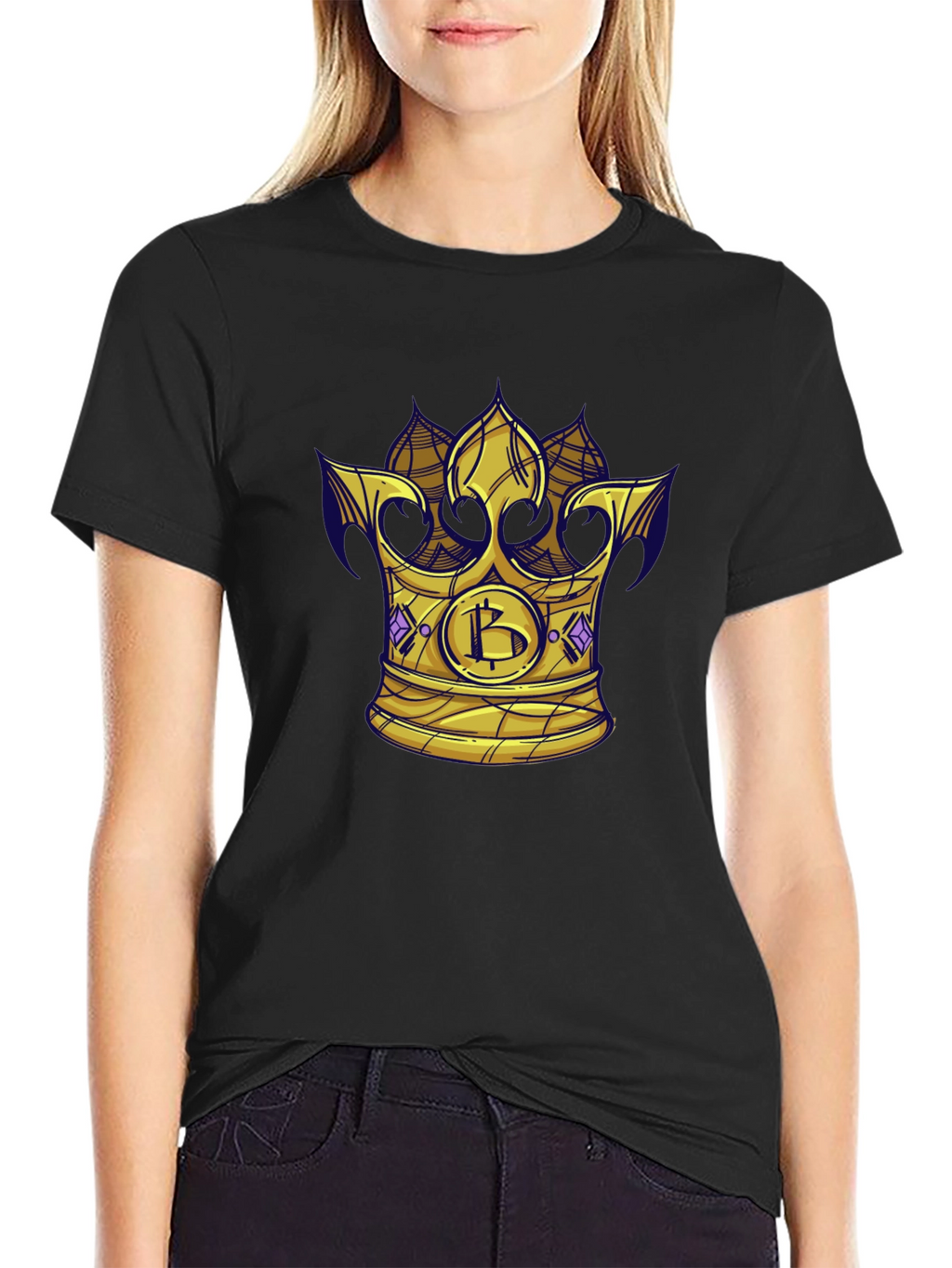 Bitcoin King T-Shirt - Crypto Crown Tee
