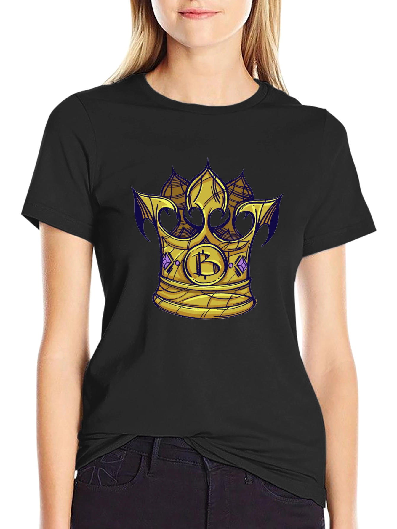 Bitcoin King T-Shirt - Crypto Crown Tee