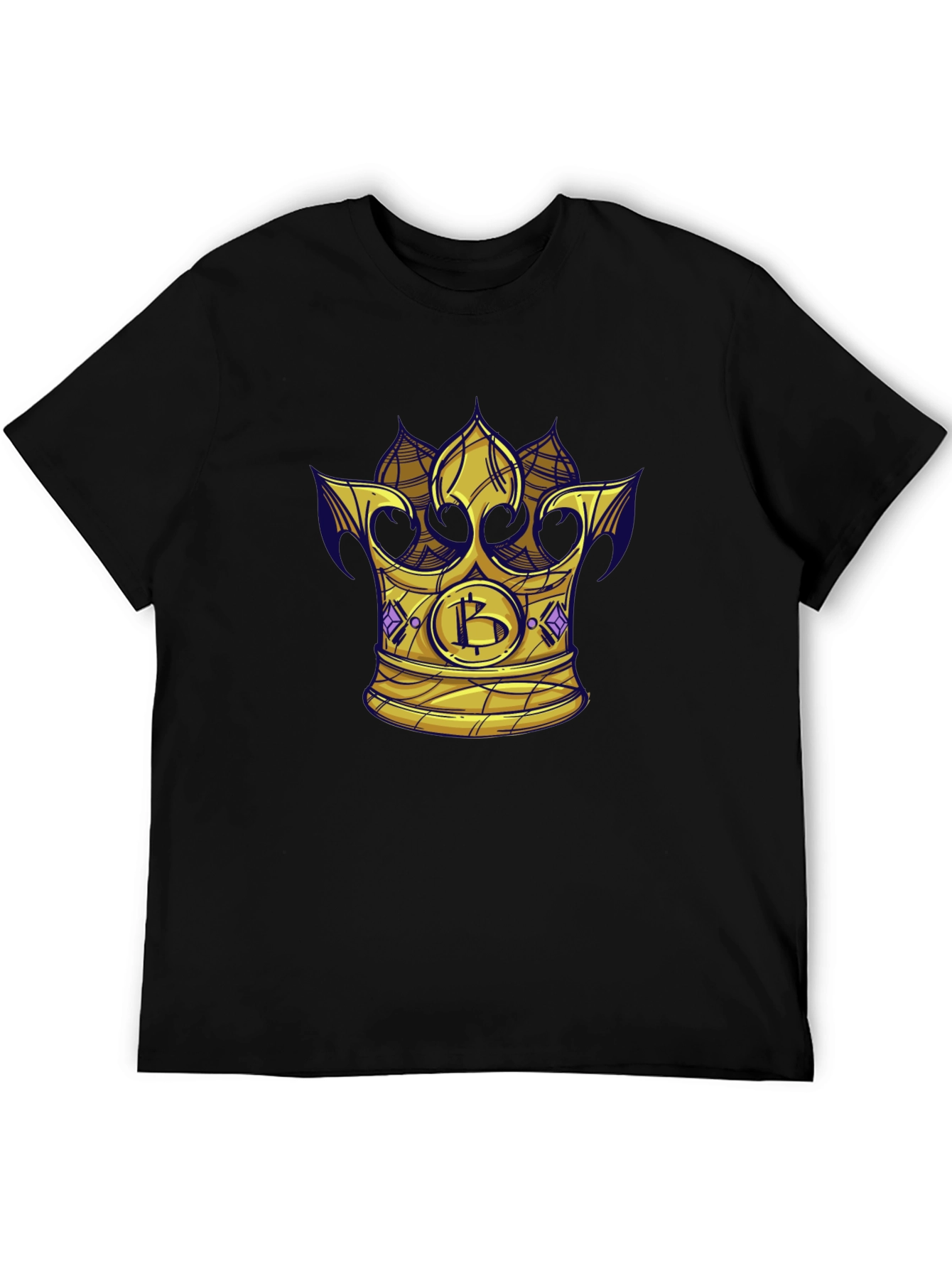Bitcoin King T-Shirt - Crypto Crown Tee