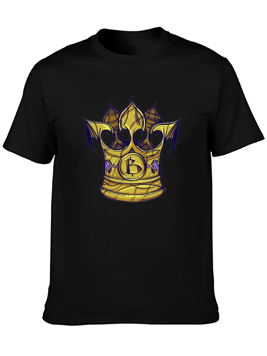 Bitcoin King T-Shirt - Crypto Crown Tee