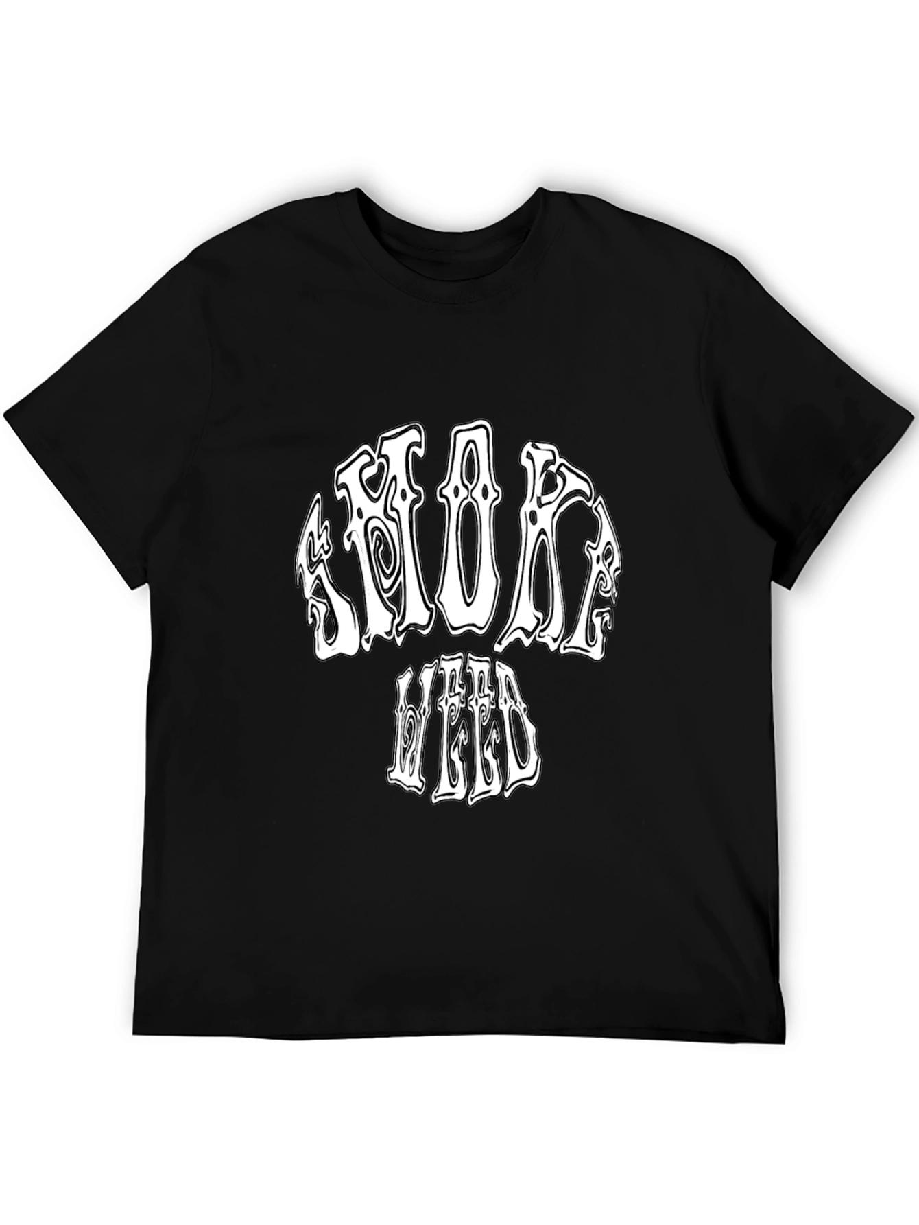 Smoke Weed Graphic T-Shirt - Groovy Retro Style