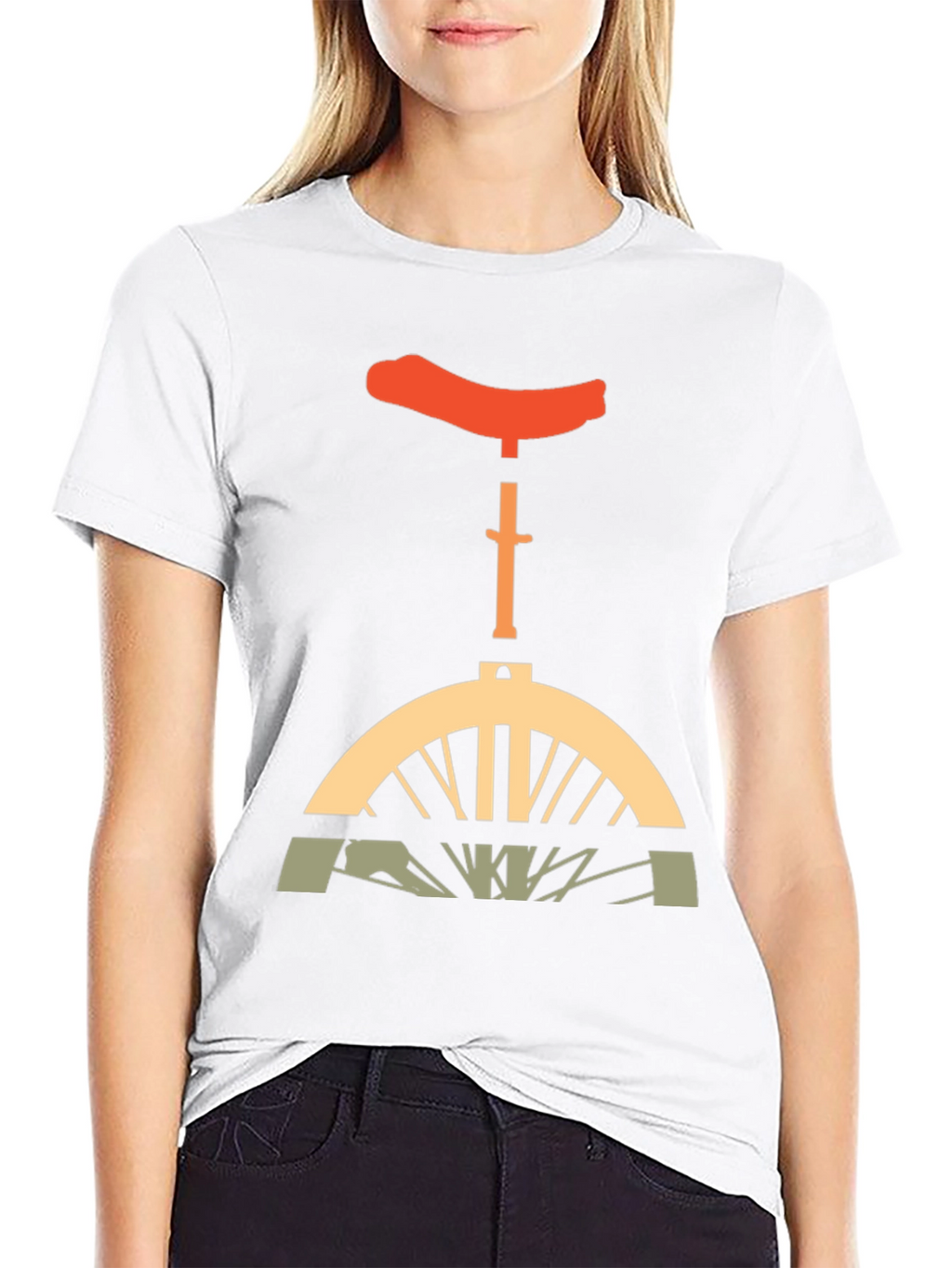 Unicycle Graphic T-Shirt - Unique Design