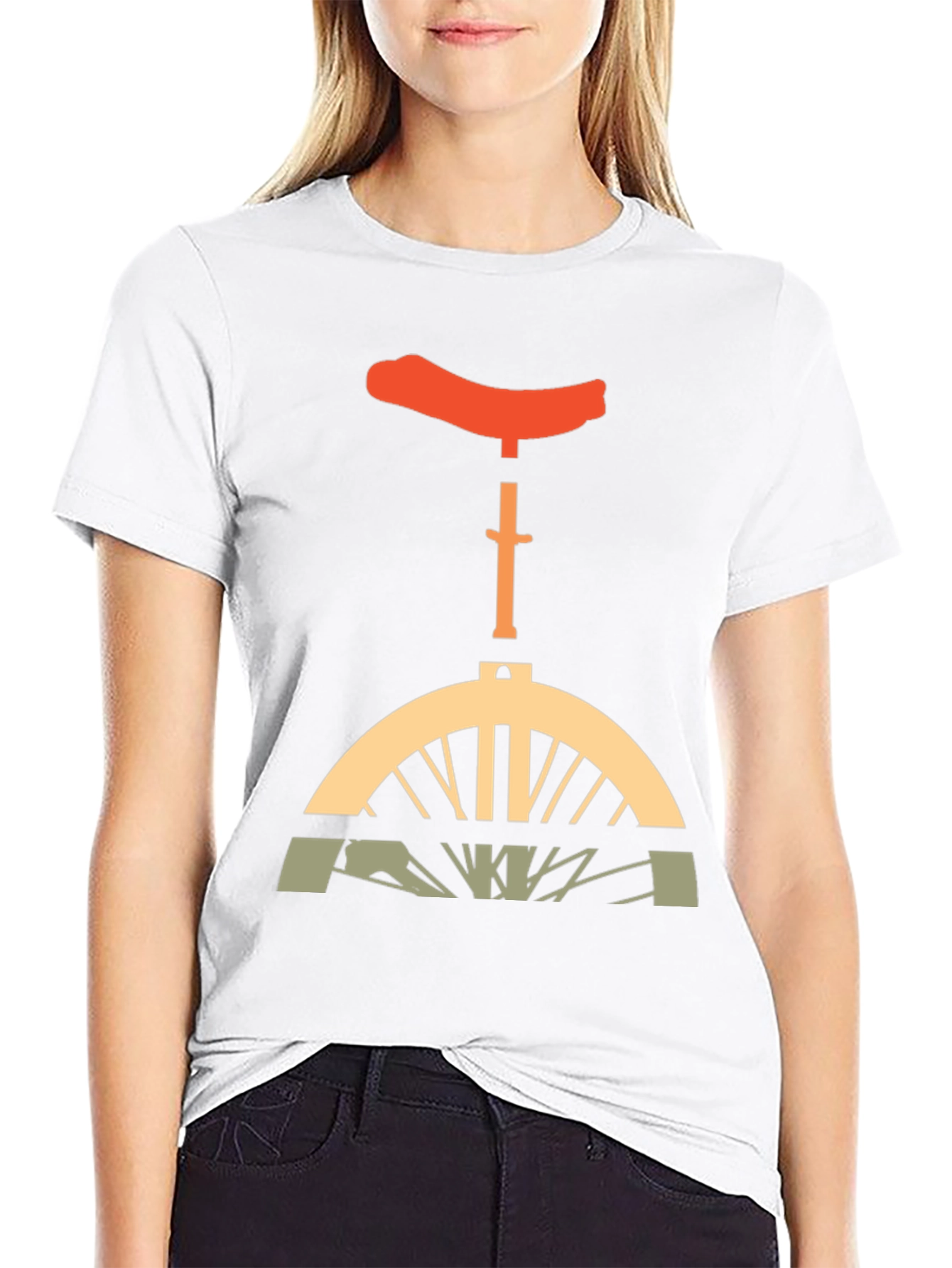 Unicycle Graphic T-Shirt - Unique Design