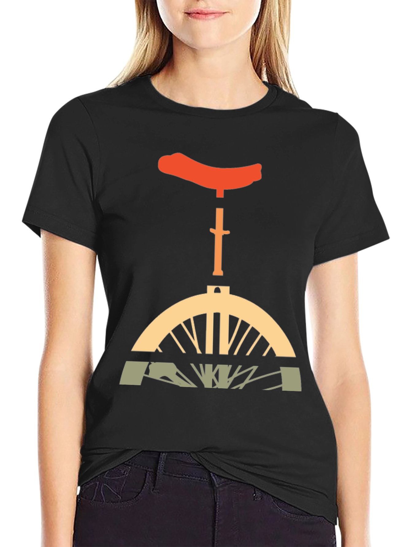 Unicycle Graphic T-Shirt - Unique Design