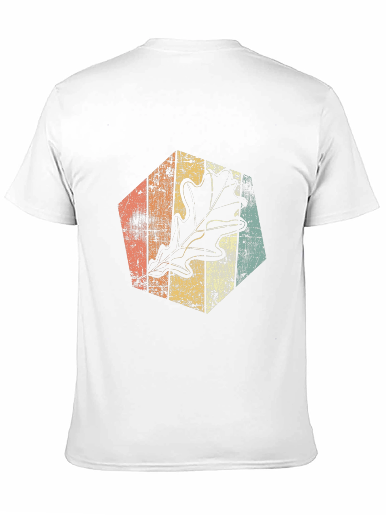 Retro Leaf Graphic Tee - Stylish Casual Wear