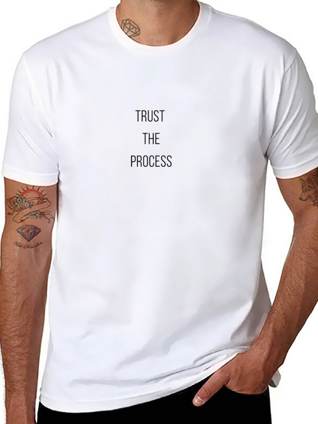 Trust the Process Black T-Shirt