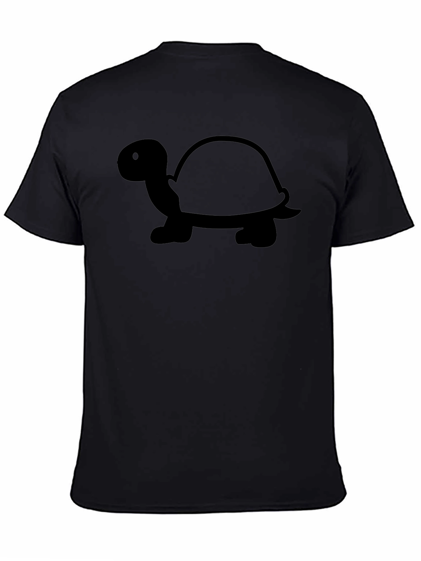 Turtle Silhouette Black T-Shirt