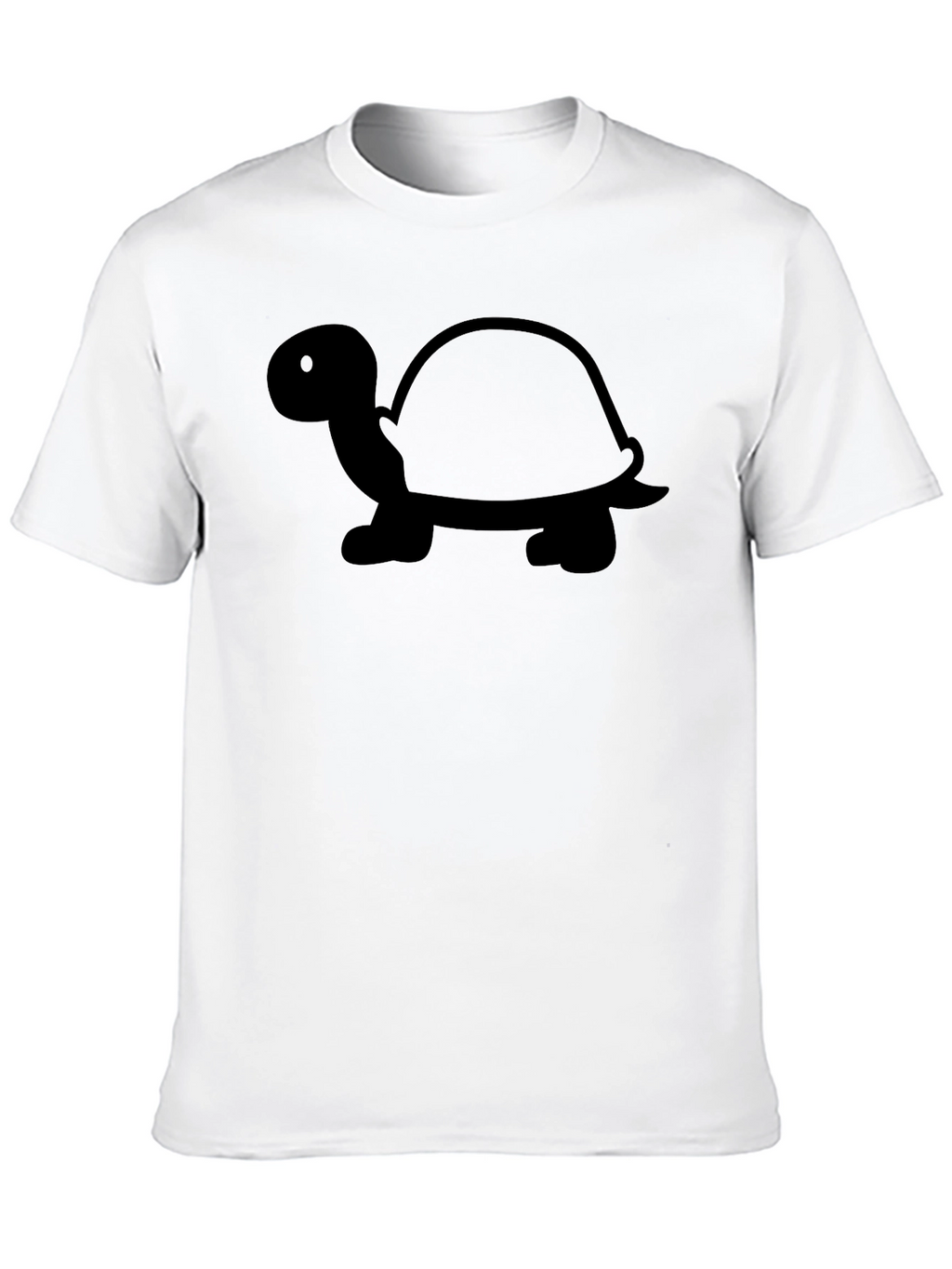 Turtle Silhouette Black T-Shirt