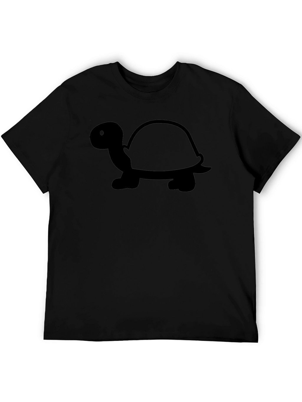 Turtle Silhouette Black T-Shirt