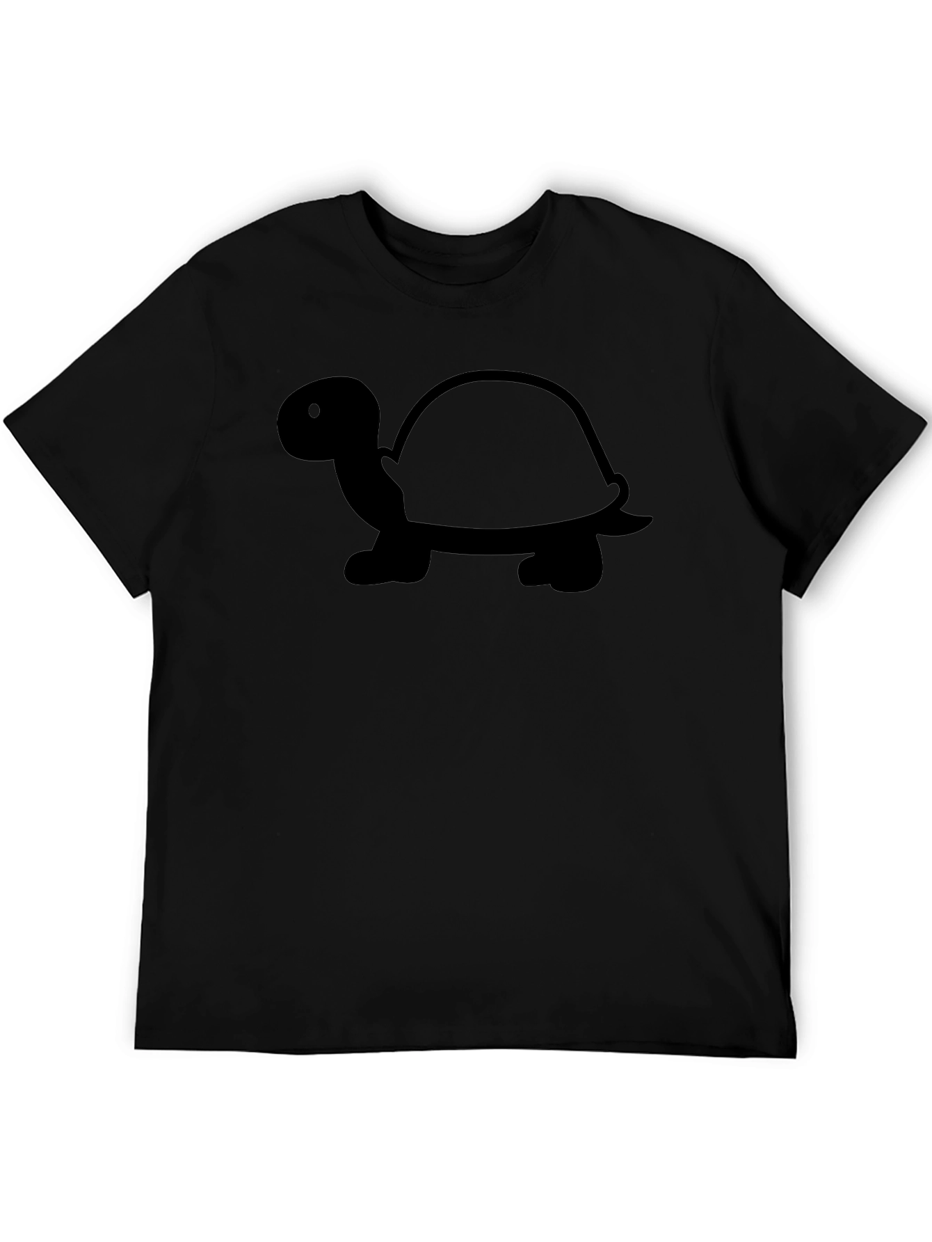 Turtle Silhouette Black T-Shirt