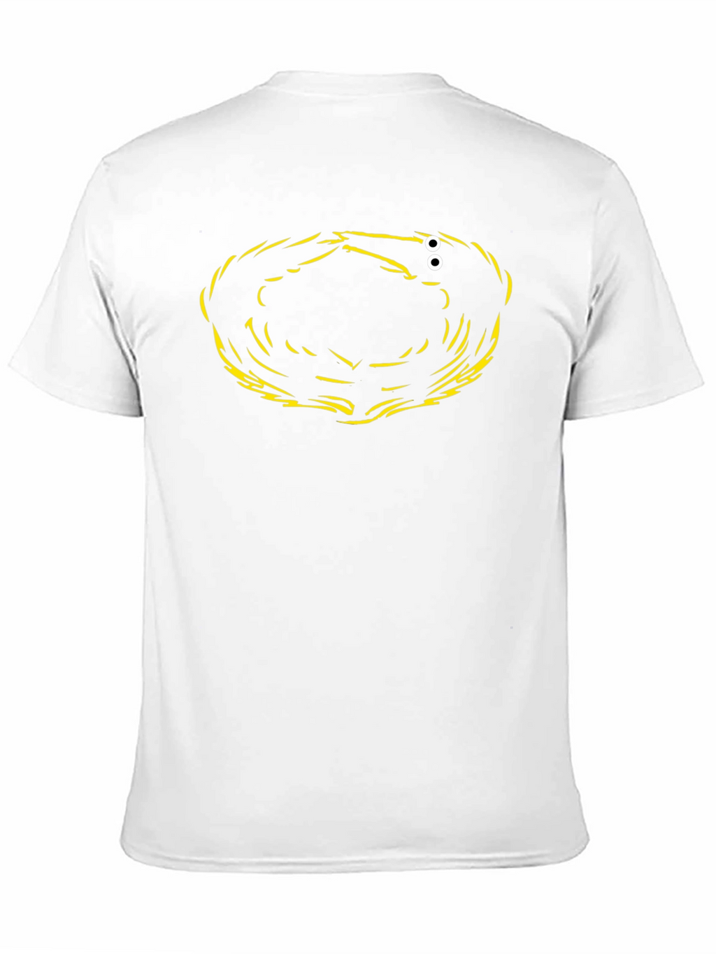Abstract Graphic Print Black T-Shirt