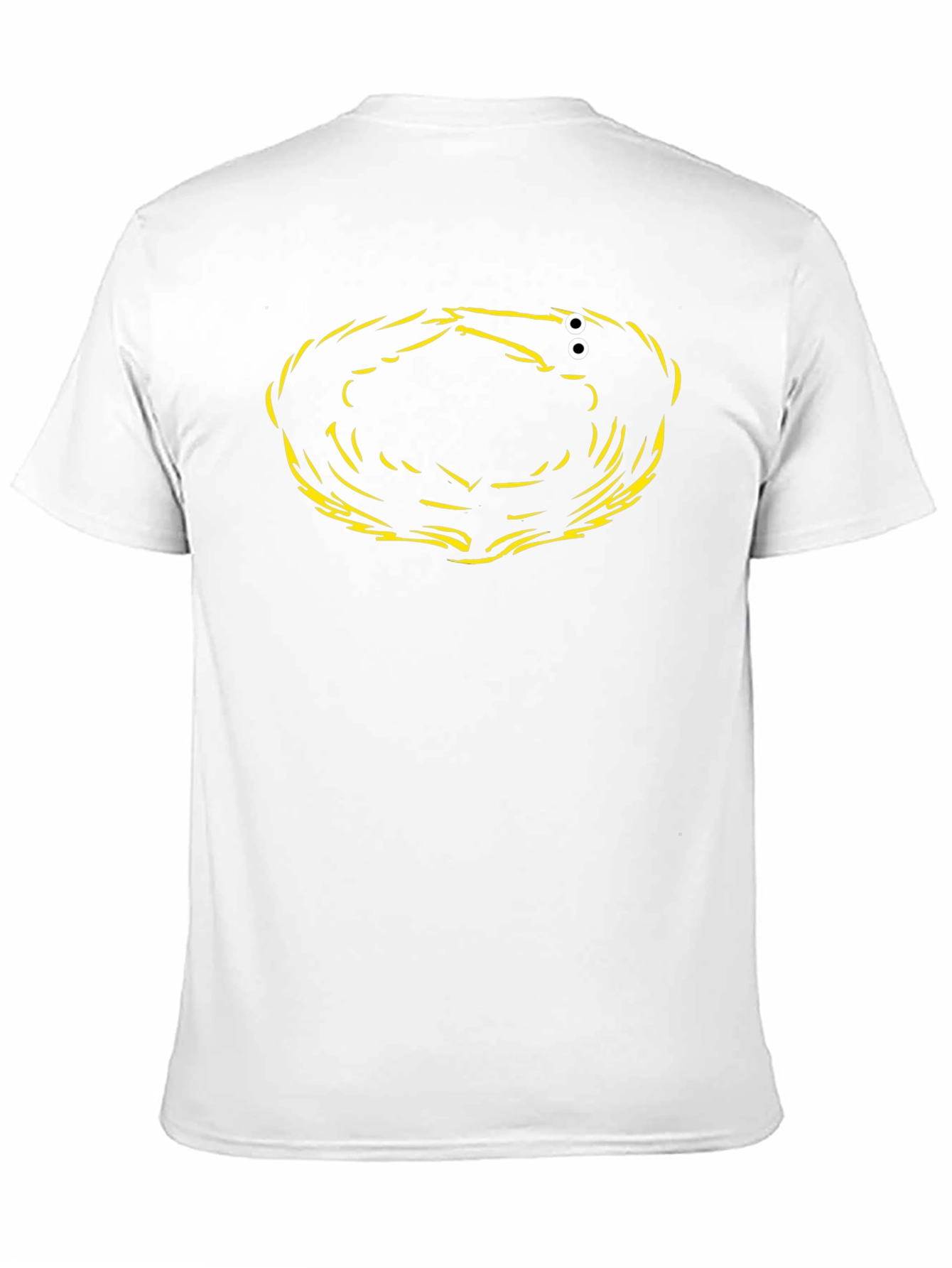 Abstract Graphic Print Black T-Shirt
