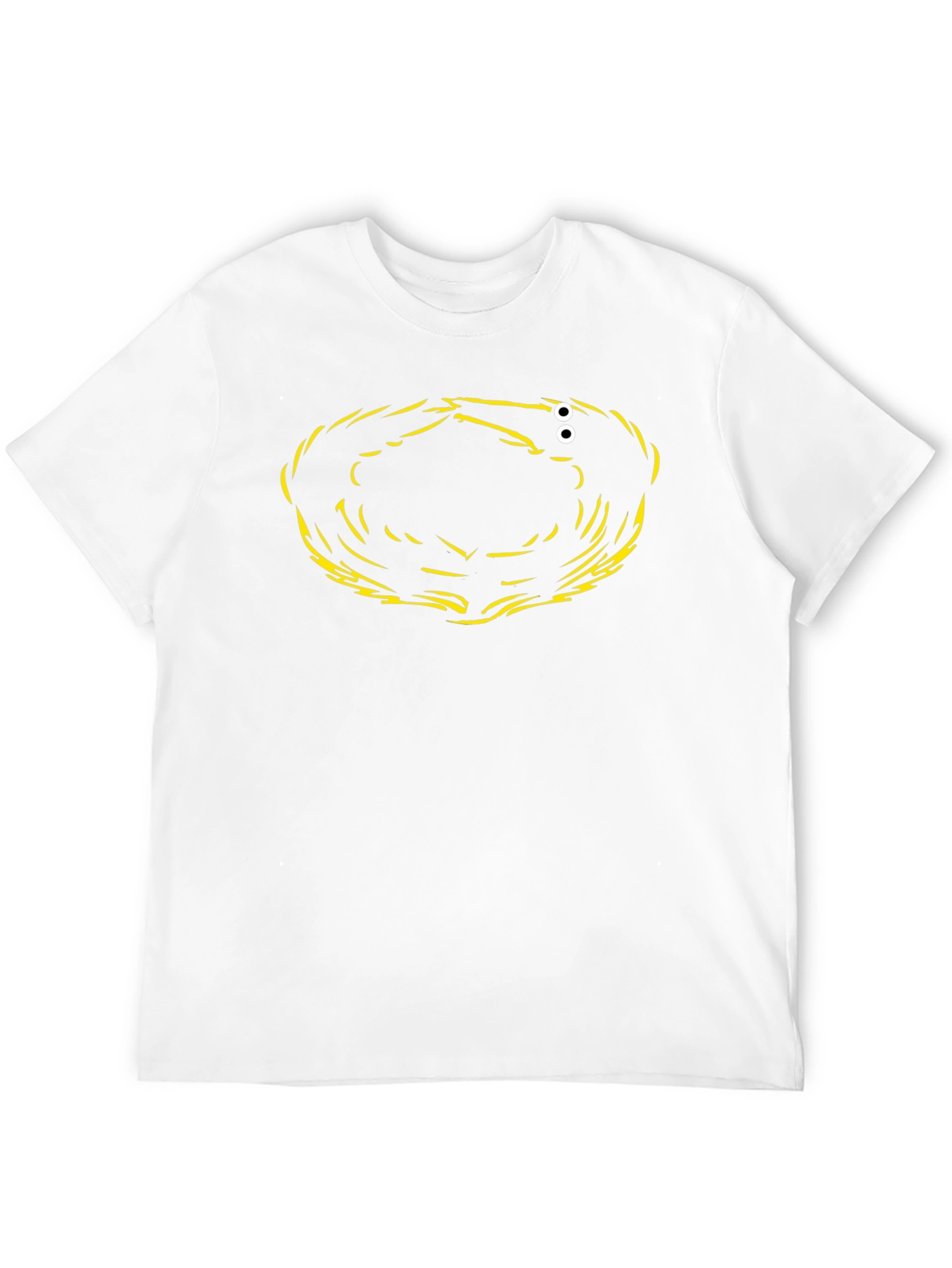 Abstract Graphic Print Black T-Shirt