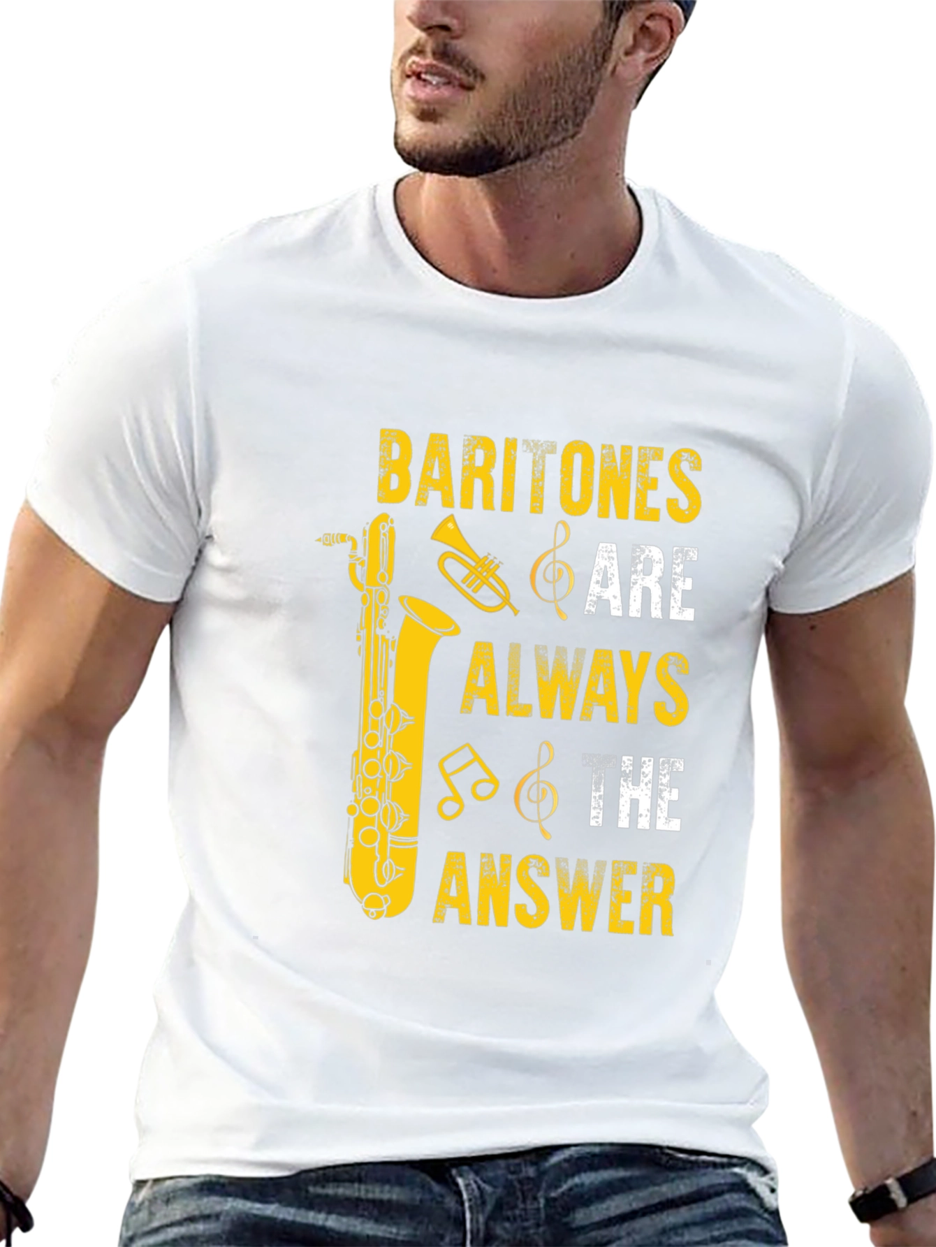 Baritone Saxophone Music Lover T-Shirt