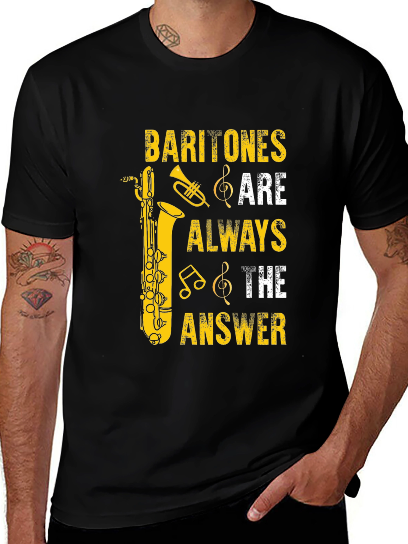Baritone Saxophone Music Lover T-Shirt