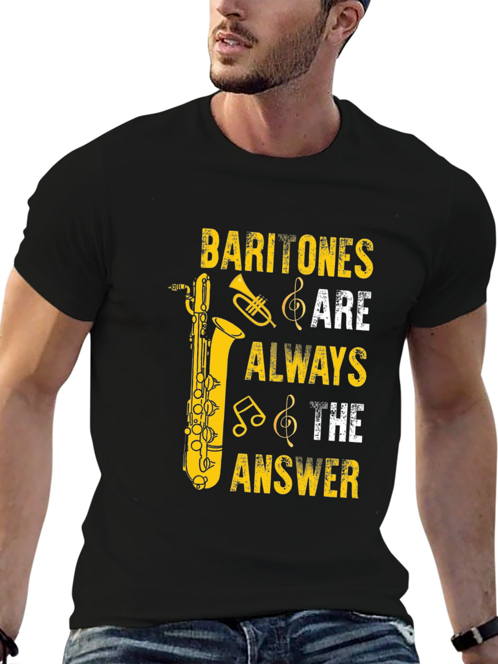 Baritone Saxophone Music Lover T-Shirt