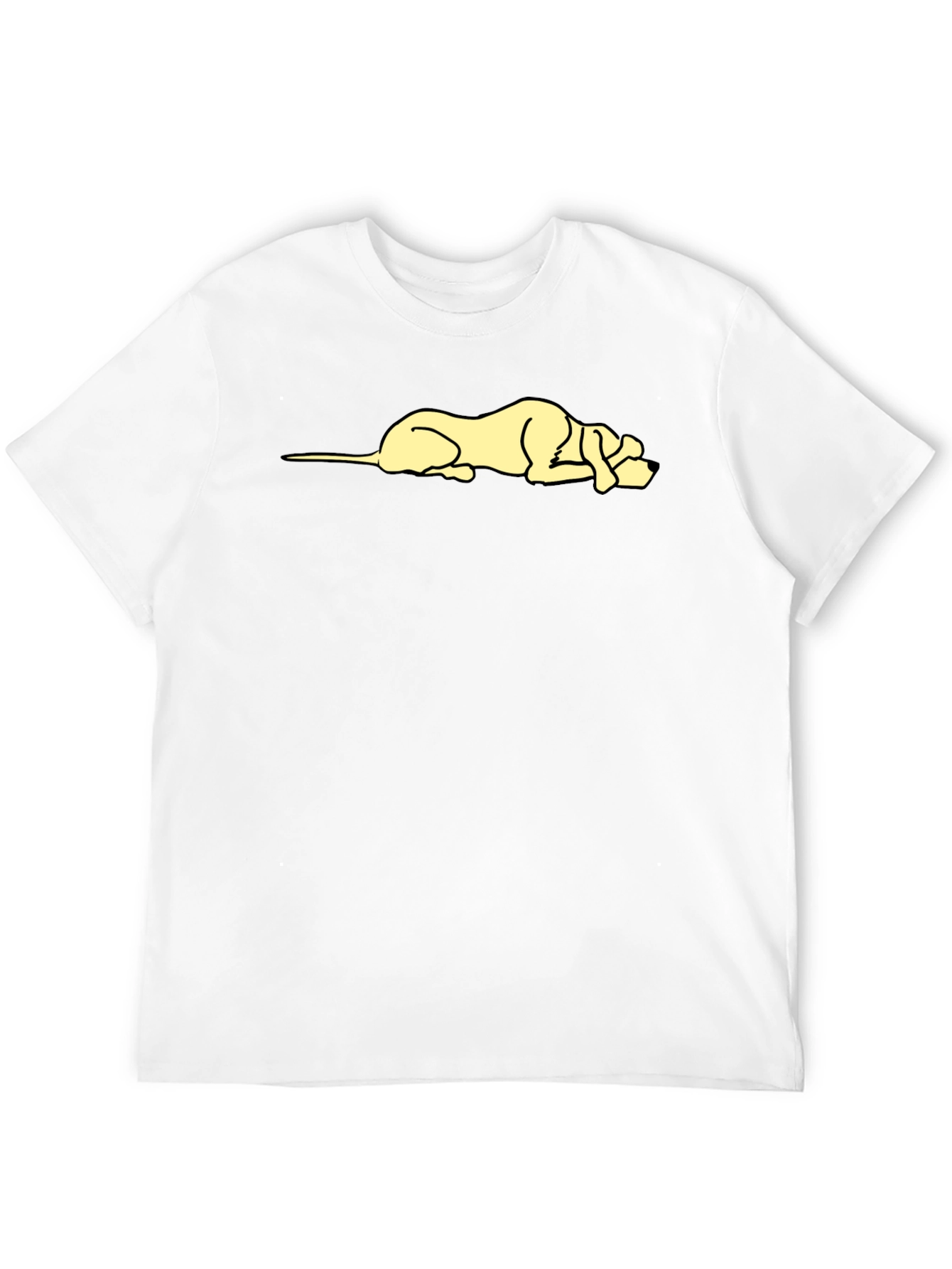 Lazy Dog Graphic T-Shirt - Casual Cotton Tee