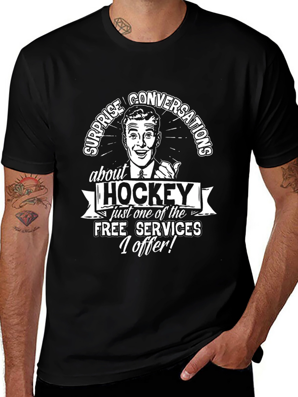 Surprise Hockey Conversations Graphic Tee