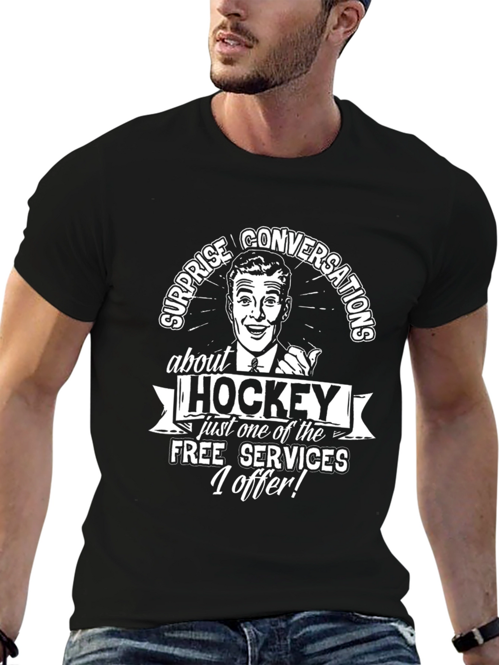 Surprise Hockey Conversations Graphic Tee