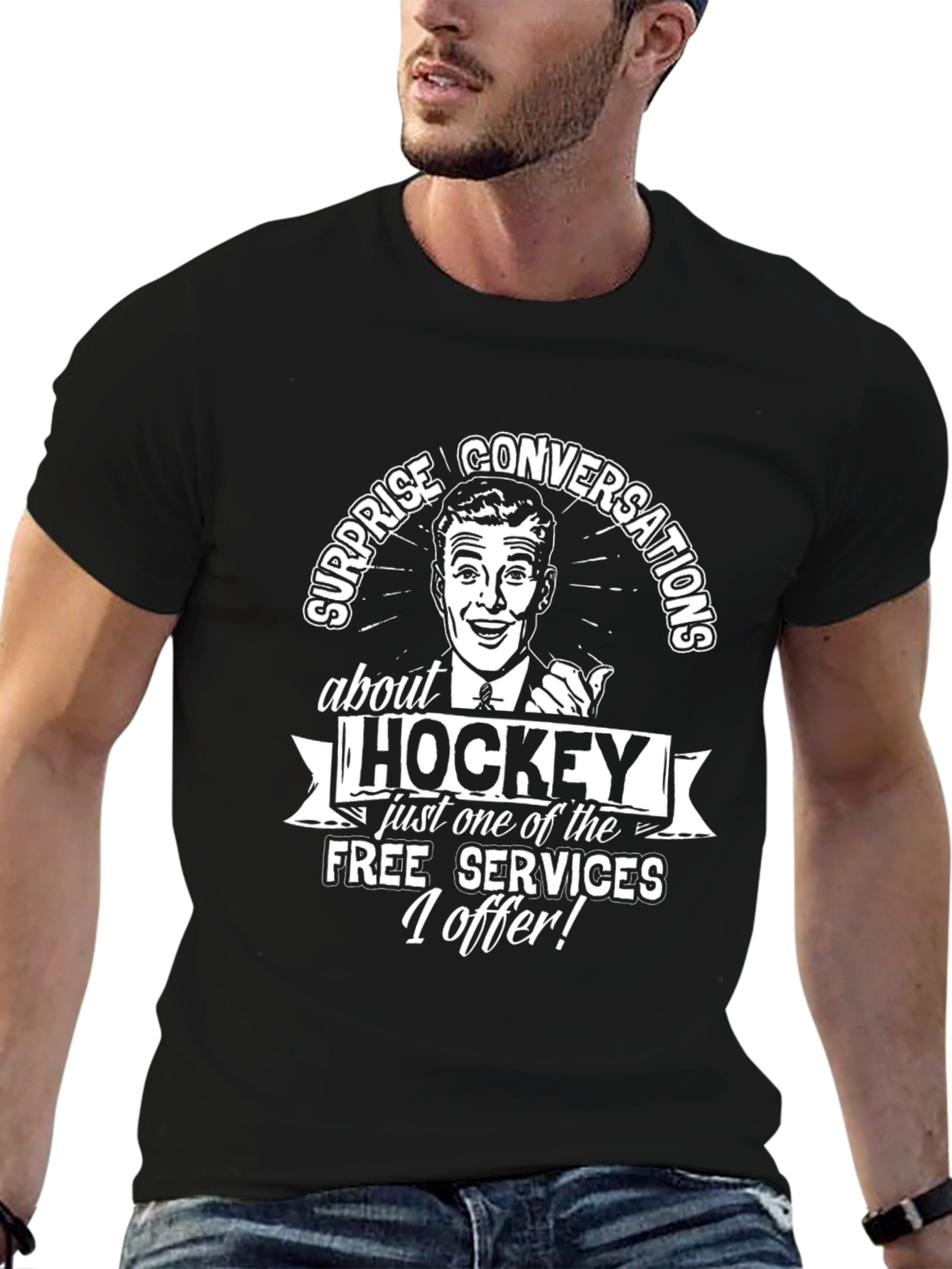Surprise Hockey Conversations Graphic Tee