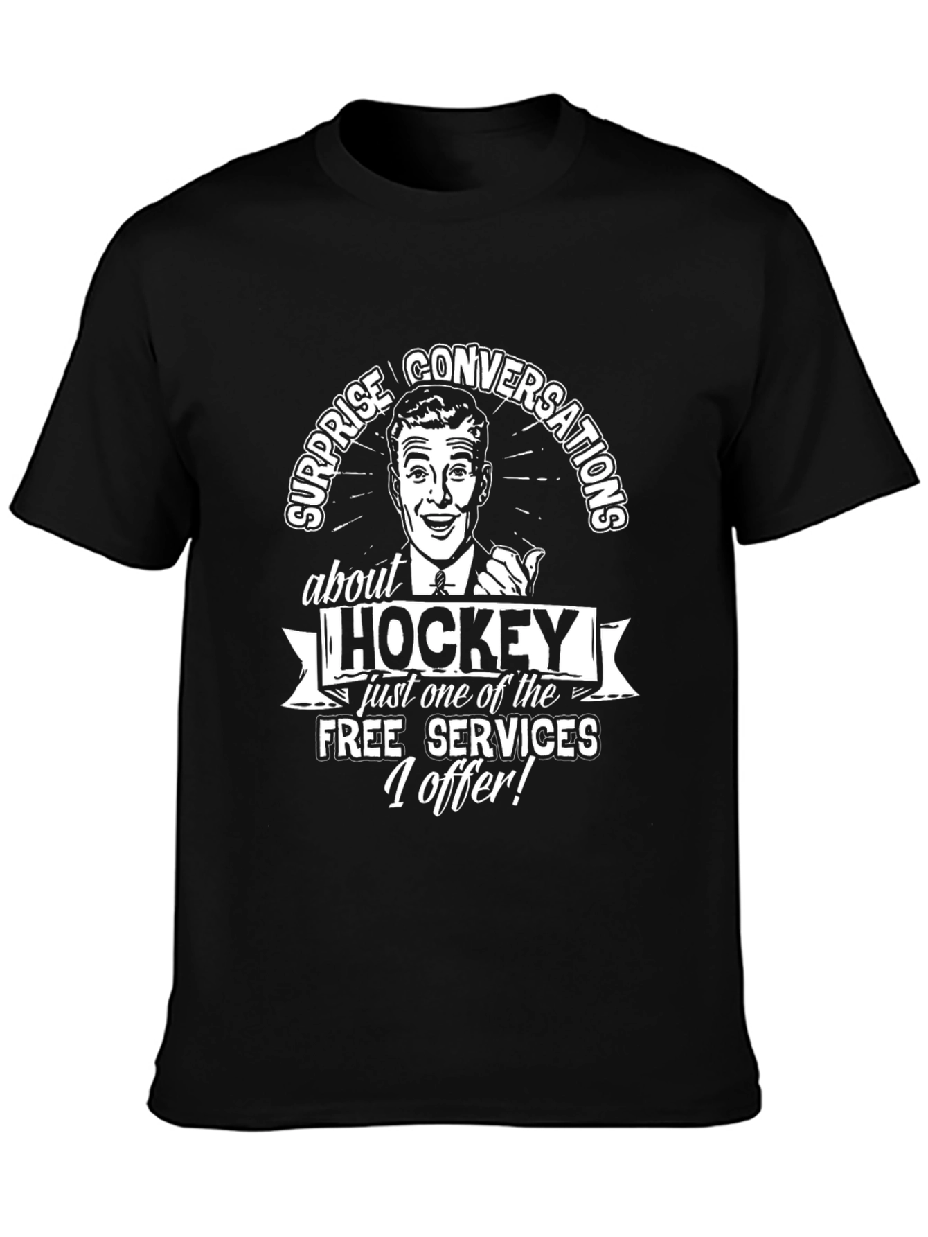 Surprise Hockey Conversations Graphic Tee