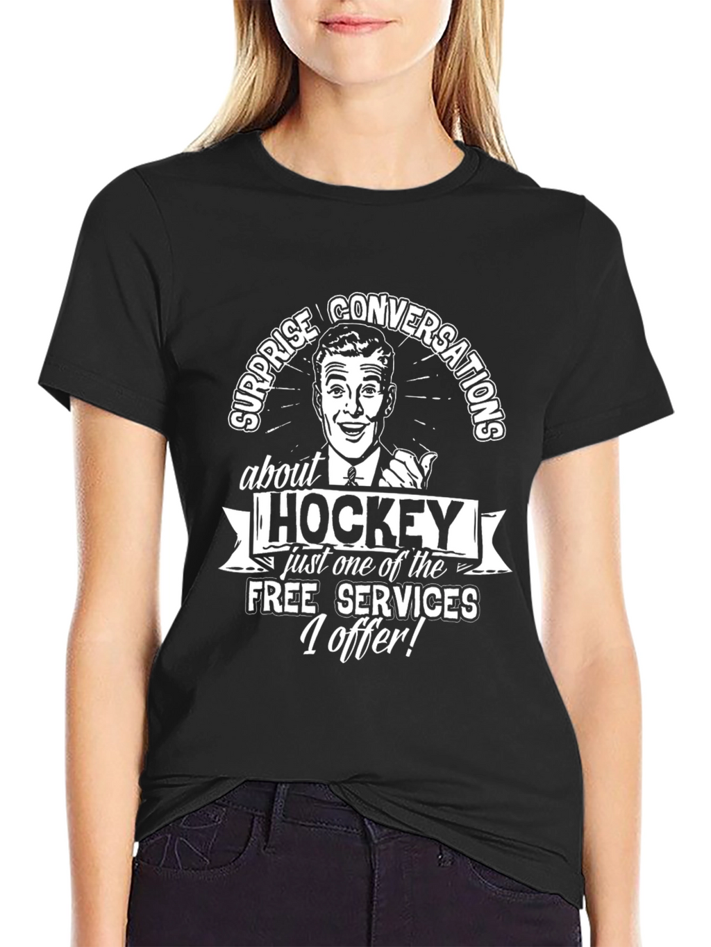 Surprise Hockey Conversations Graphic Tee