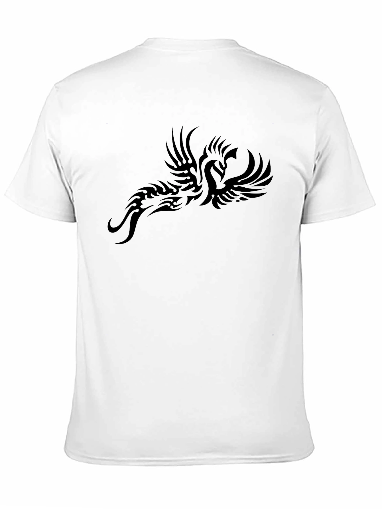 Black Phoenix Graphic Tee - Stylish Menswear