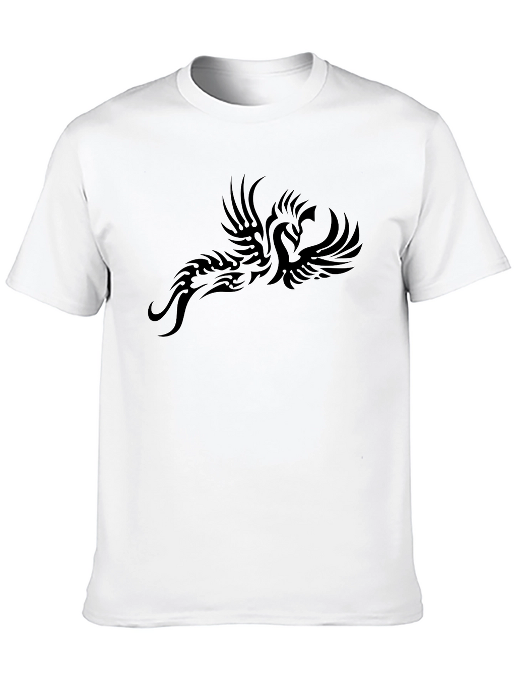 Black Phoenix Graphic Tee - Stylish Menswear