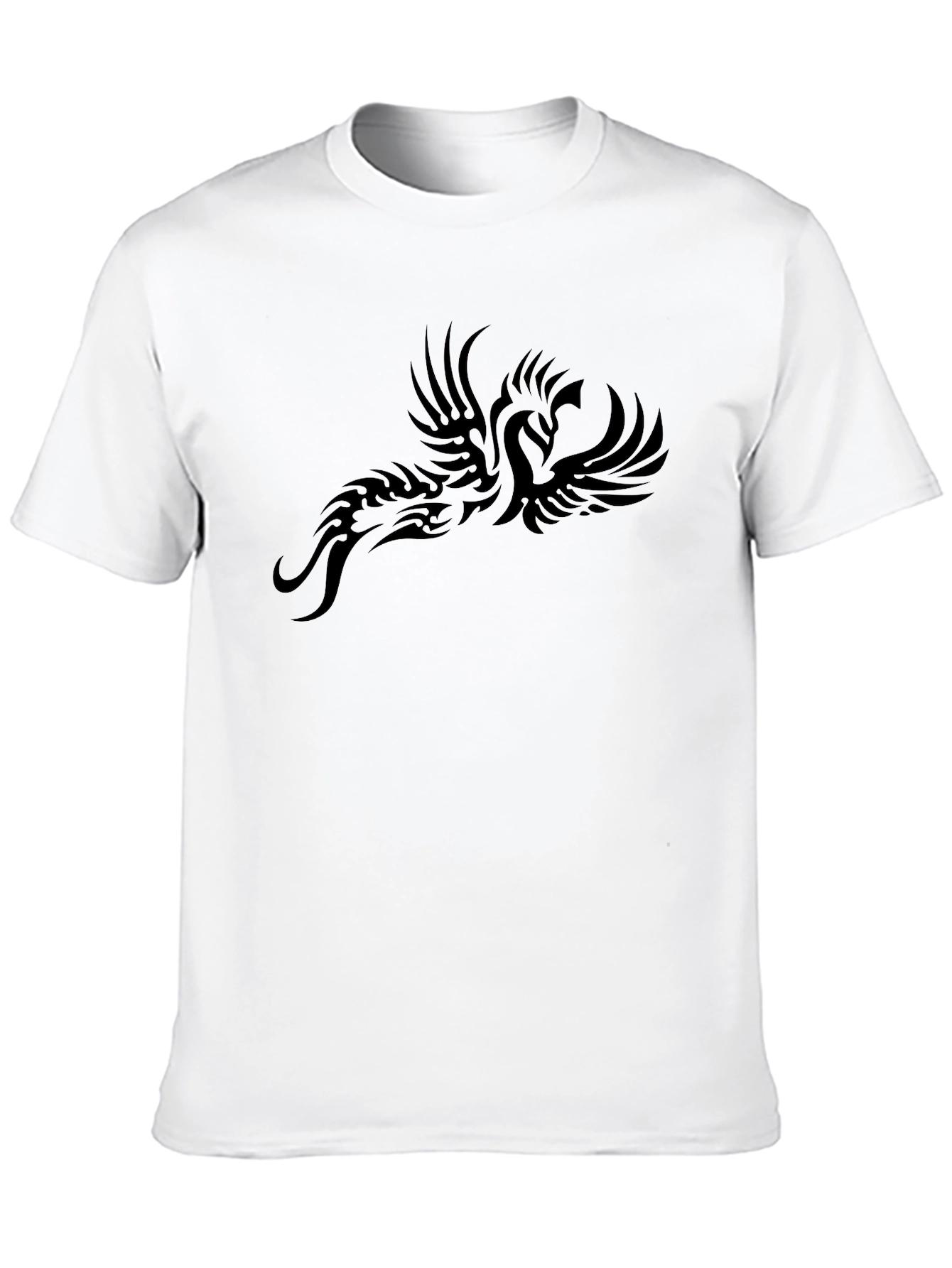 Black Phoenix Graphic Tee - Stylish Menswear