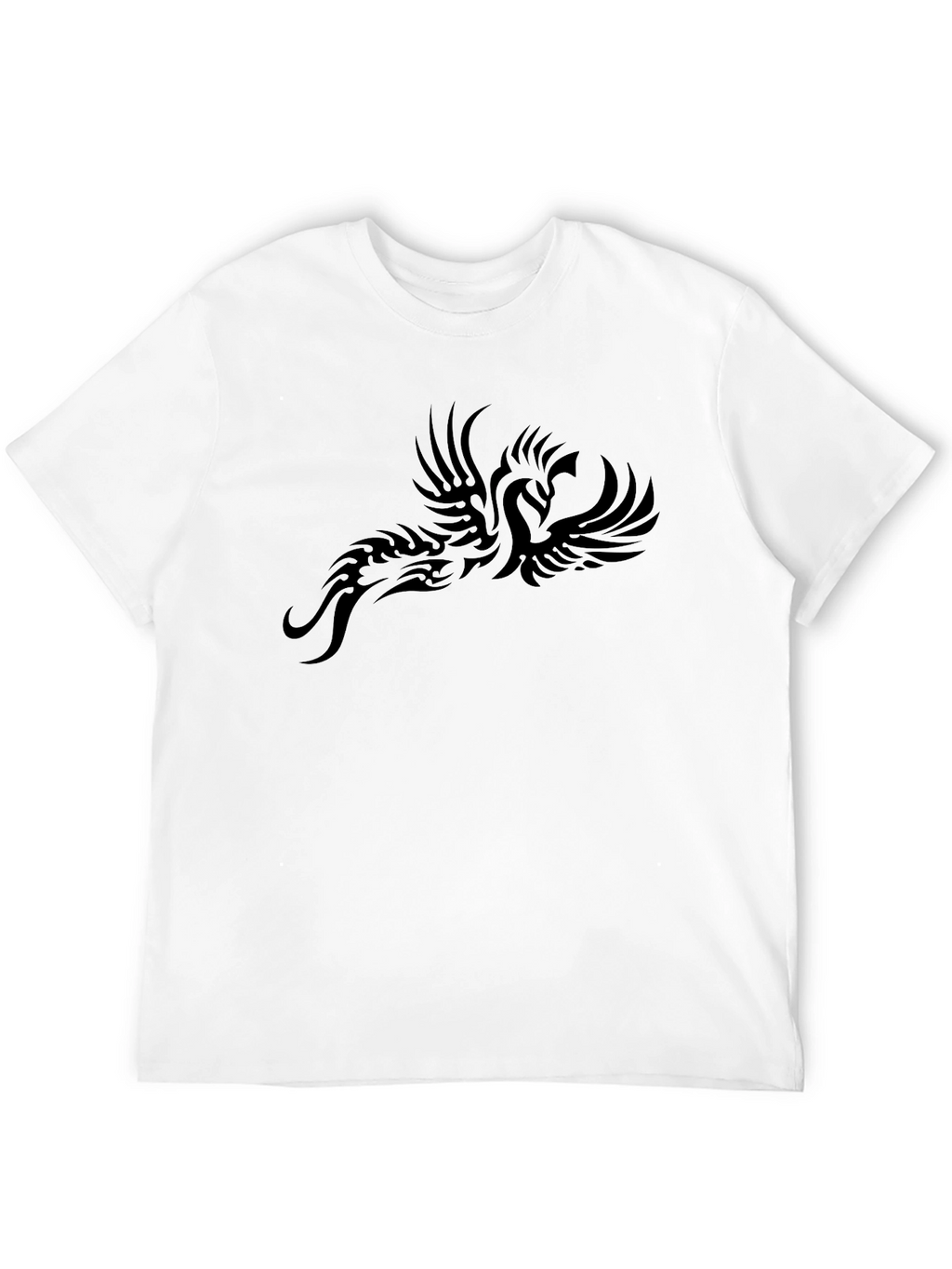 Black Phoenix Graphic Tee - Stylish Menswear