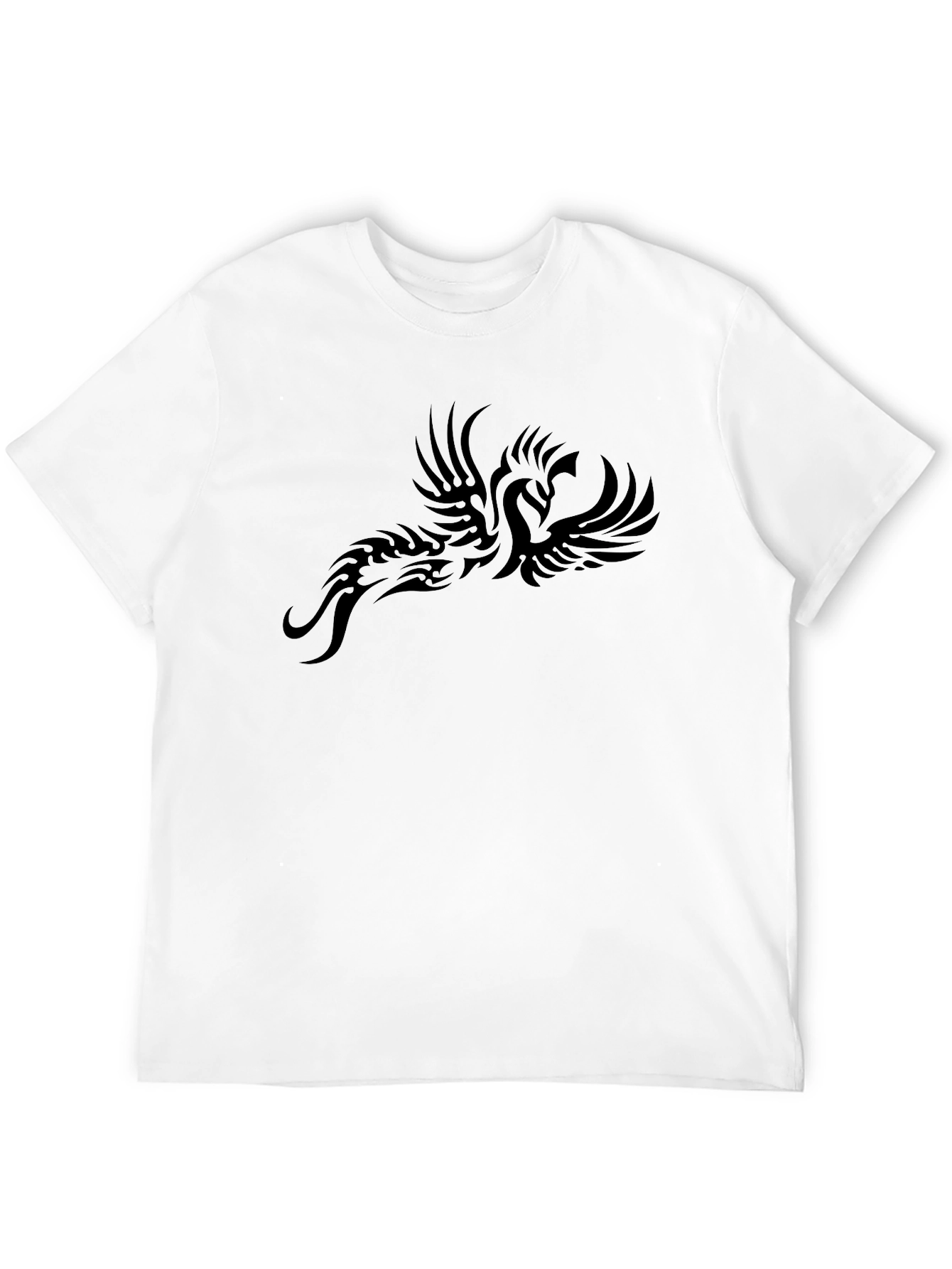 Black Phoenix Graphic Tee - Stylish Menswear
