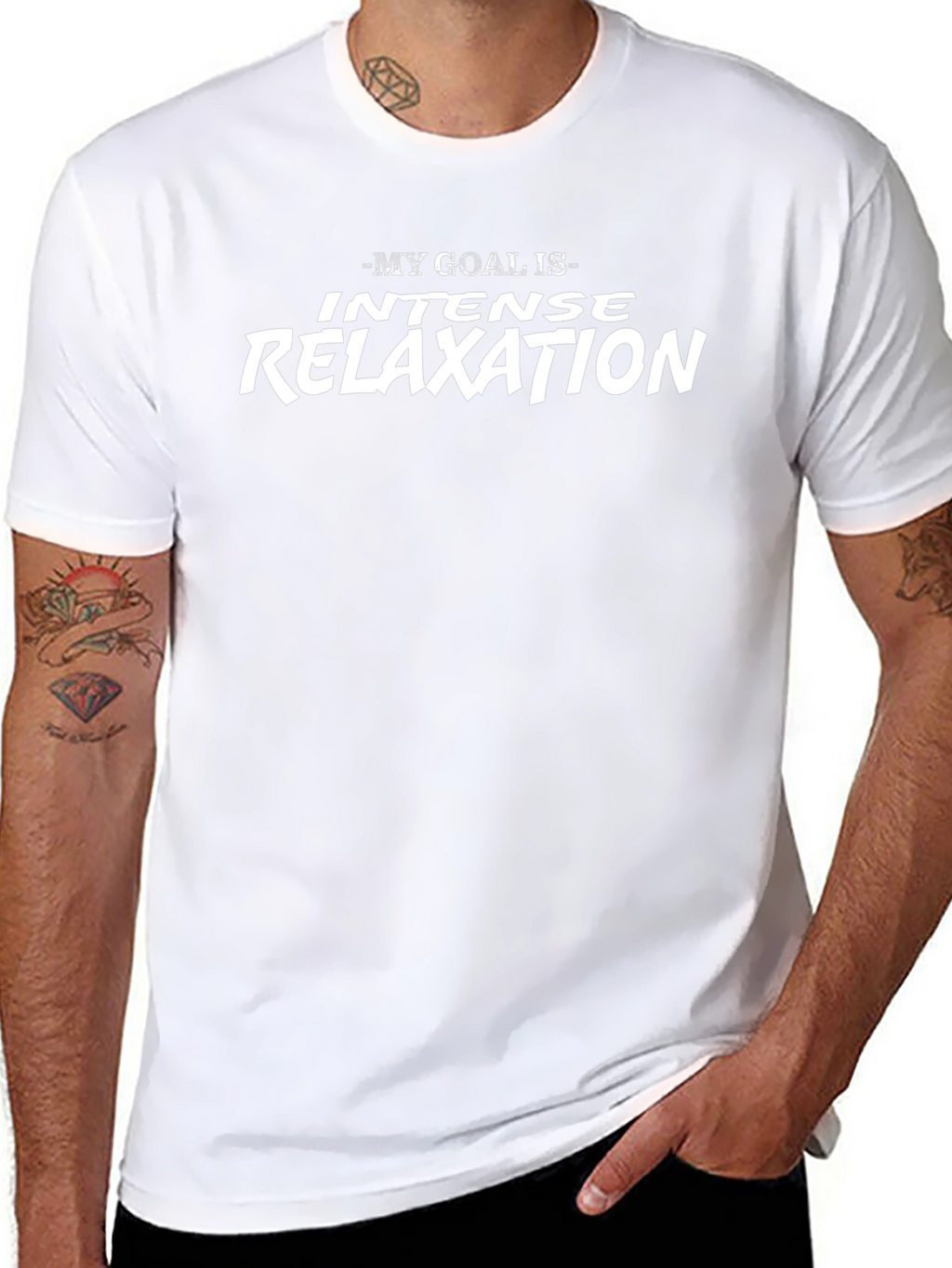 Intense Relaxation Graphic Tee - Black