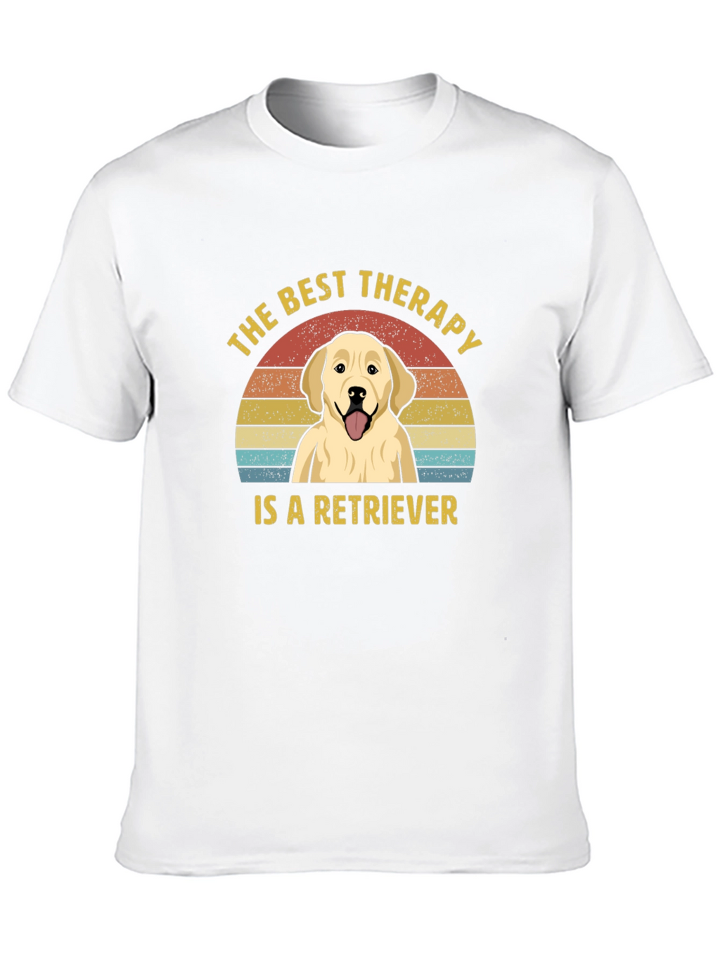 Best Therapy Retriever Graphic T-Shirt