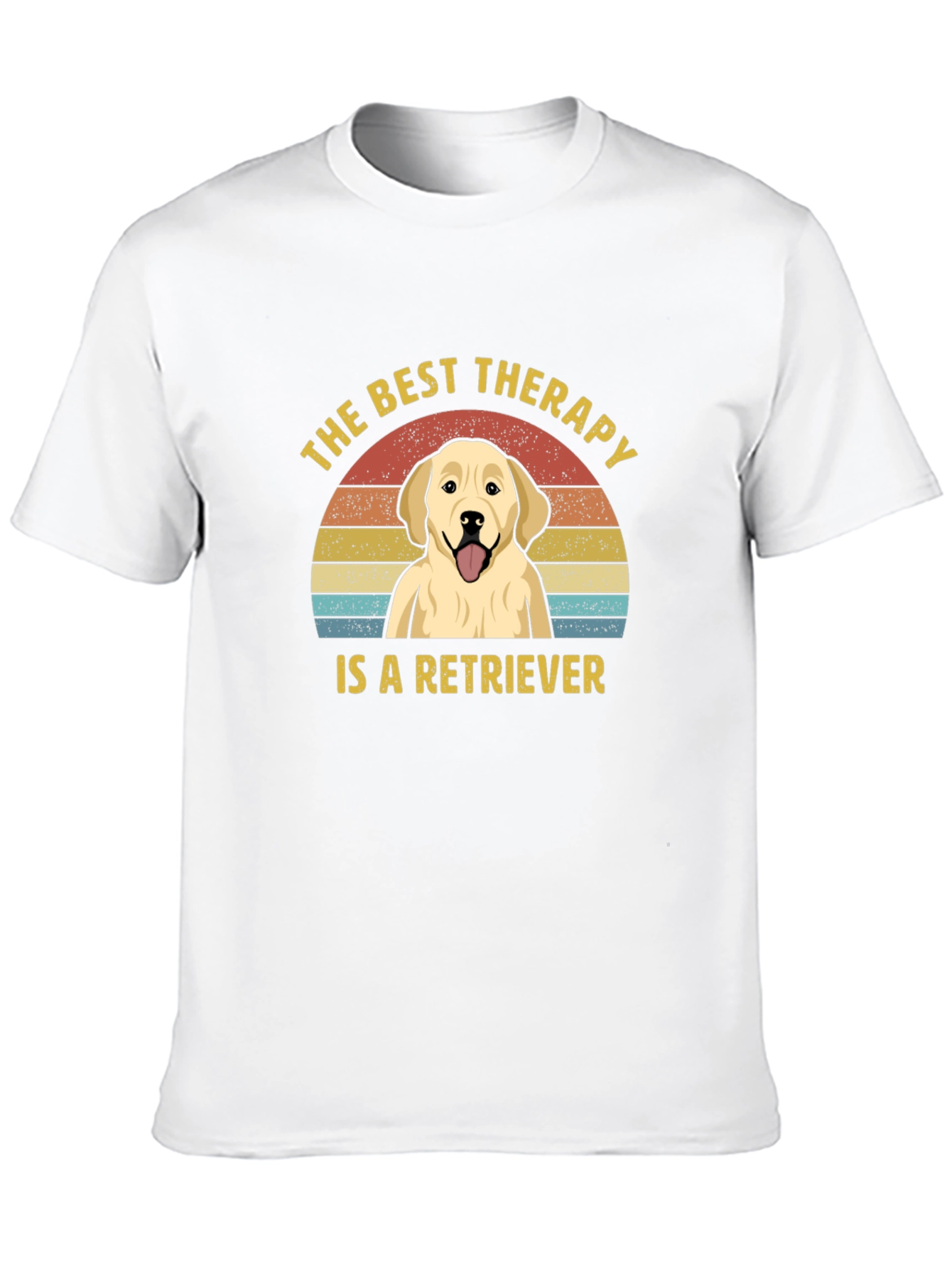 Best Therapy Retriever Graphic T-Shirt