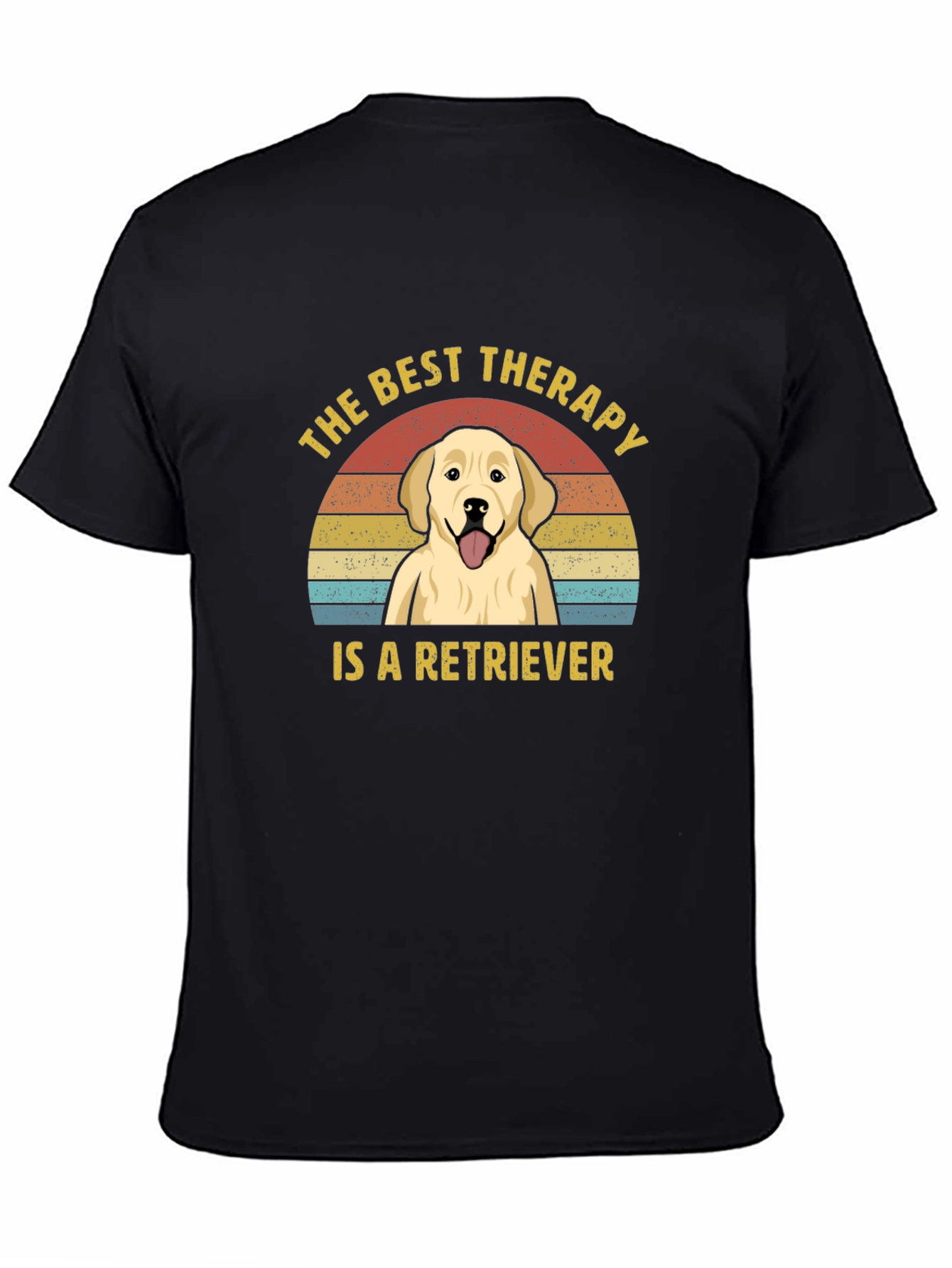 Best Therapy Retriever Graphic T-Shirt
