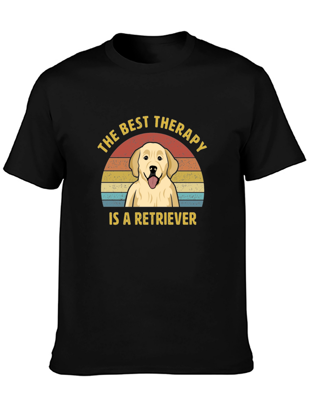 Best Therapy Retriever Graphic T-Shirt