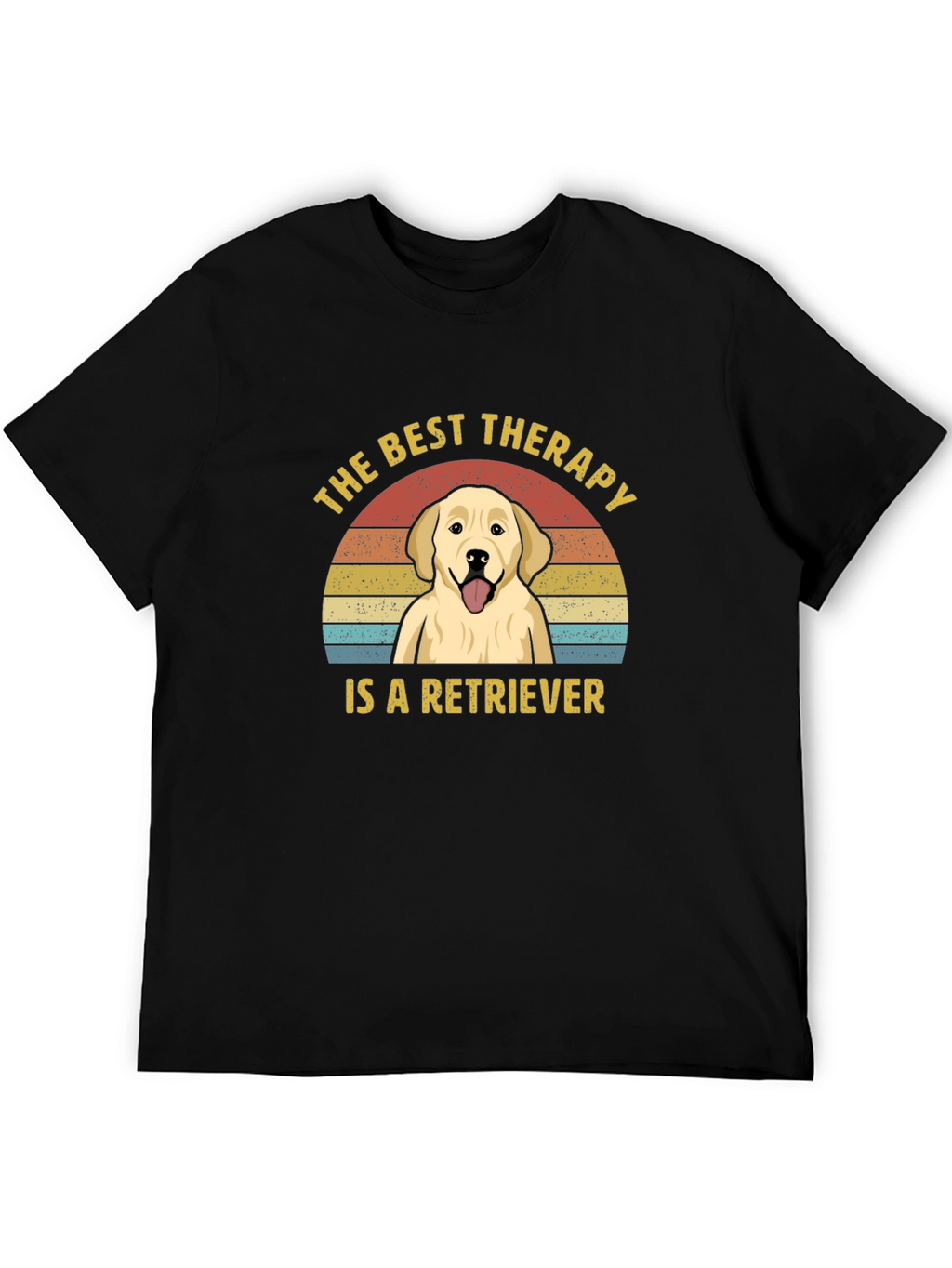 Best Therapy Retriever Graphic T-Shirt