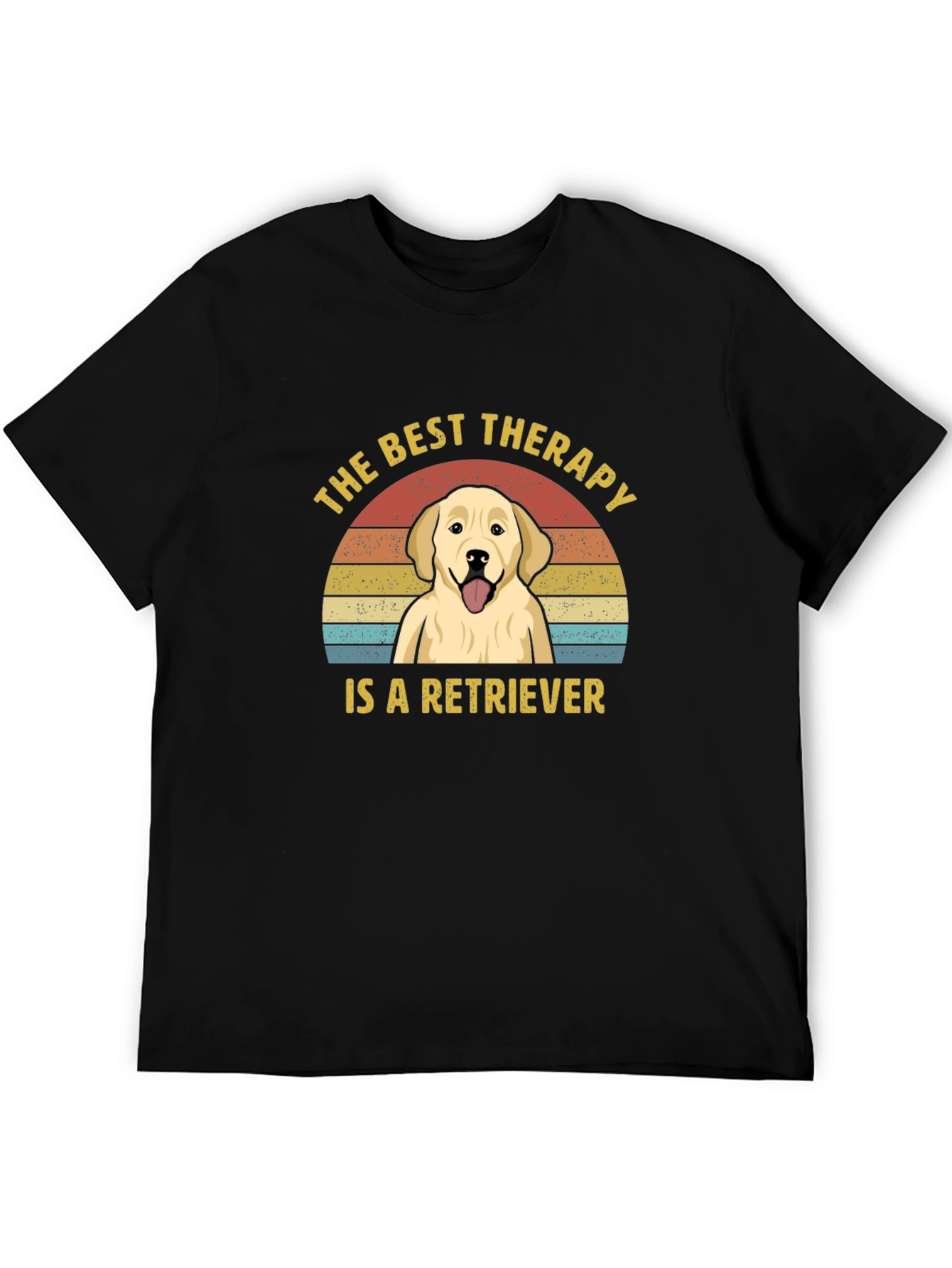 Best Therapy Retriever Graphic T-Shirt