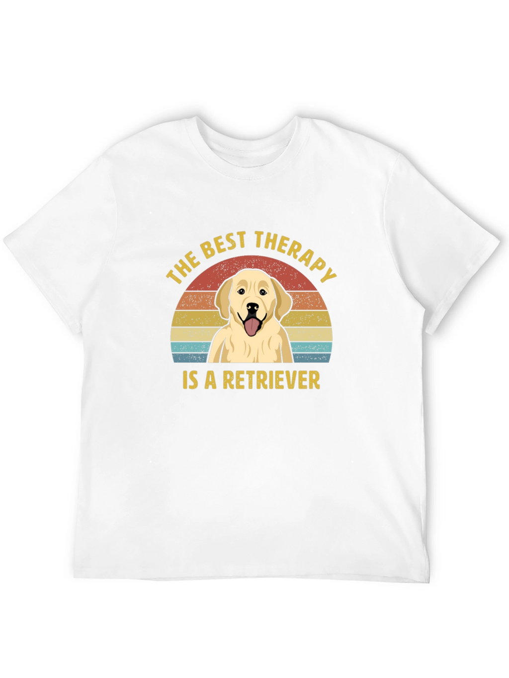 Best Therapy Retriever Graphic T-Shirt