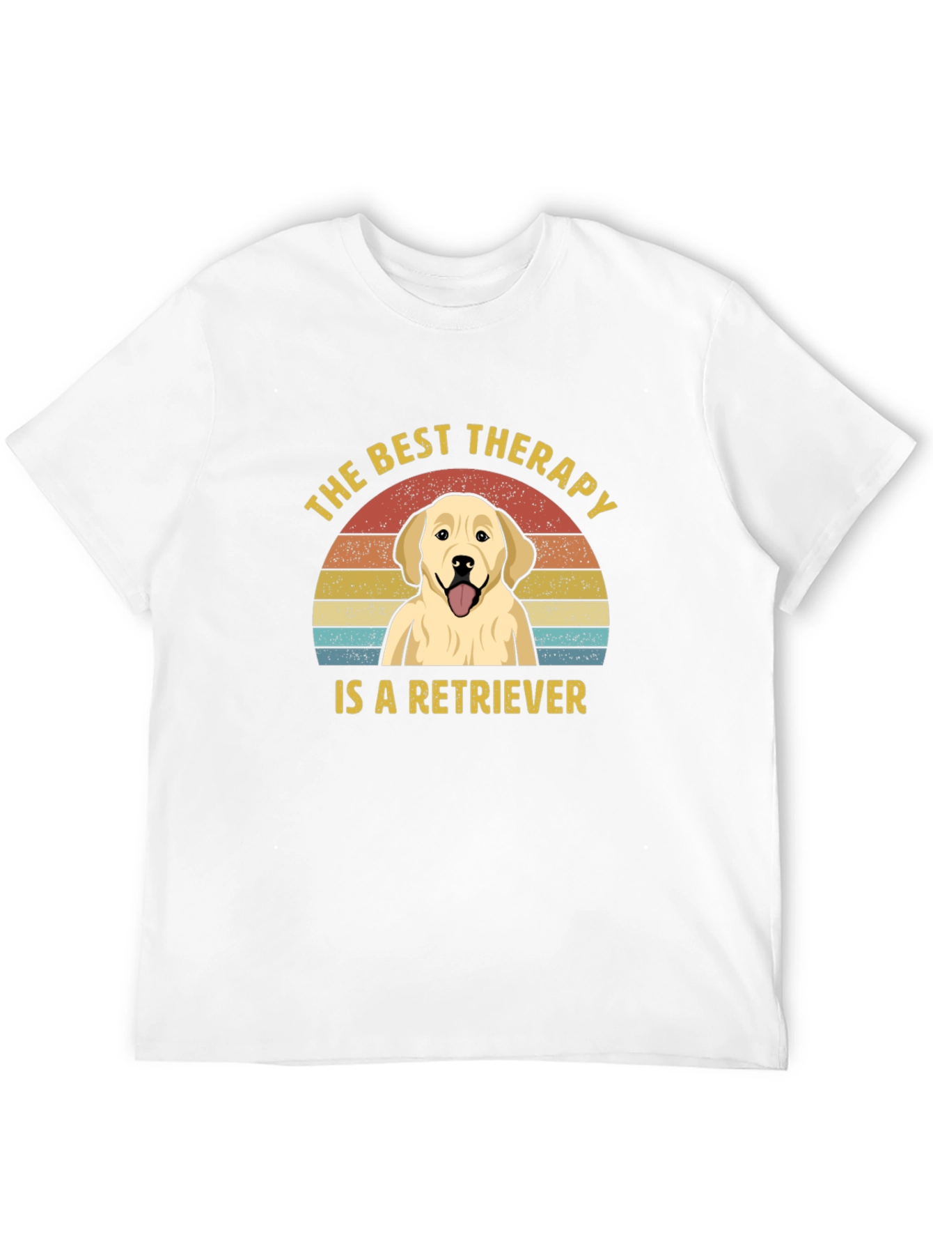 Best Therapy Retriever Graphic T-Shirt