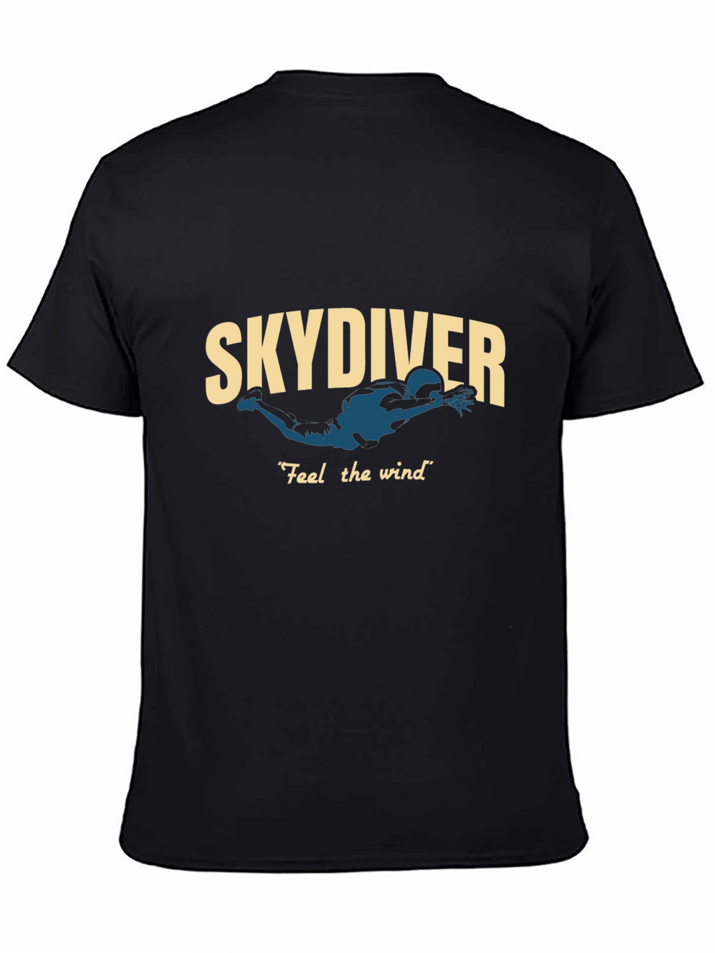 Skydiver Graphic T-Shirt - Feel the Wind