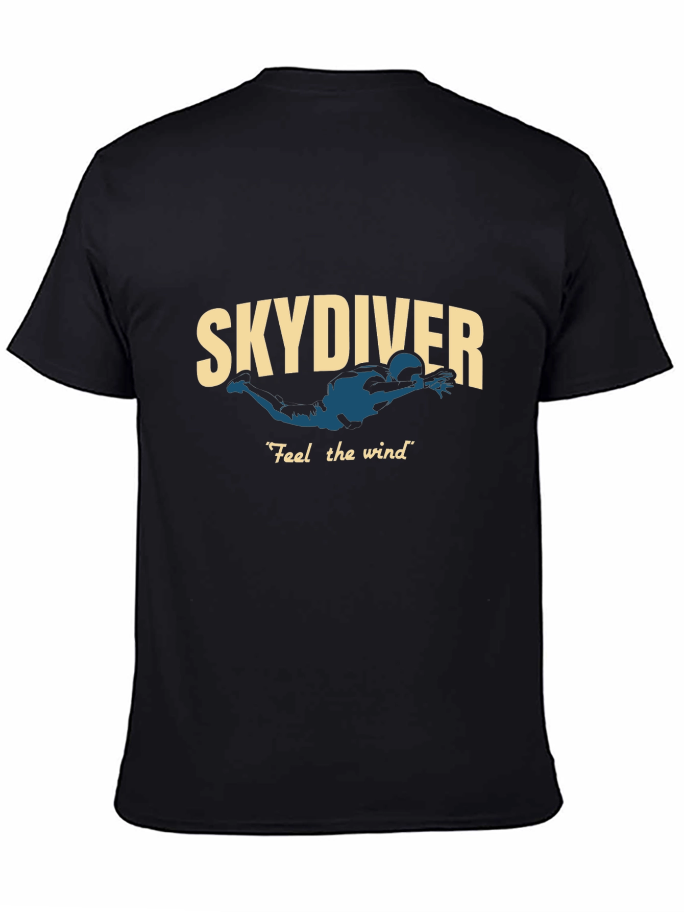 Skydiver Graphic T-Shirt - Feel the Wind