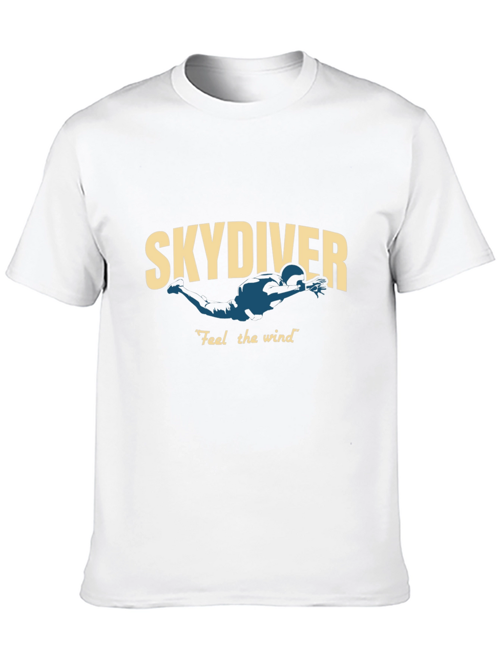 Skydiver Graphic T-Shirt - Feel the Wind