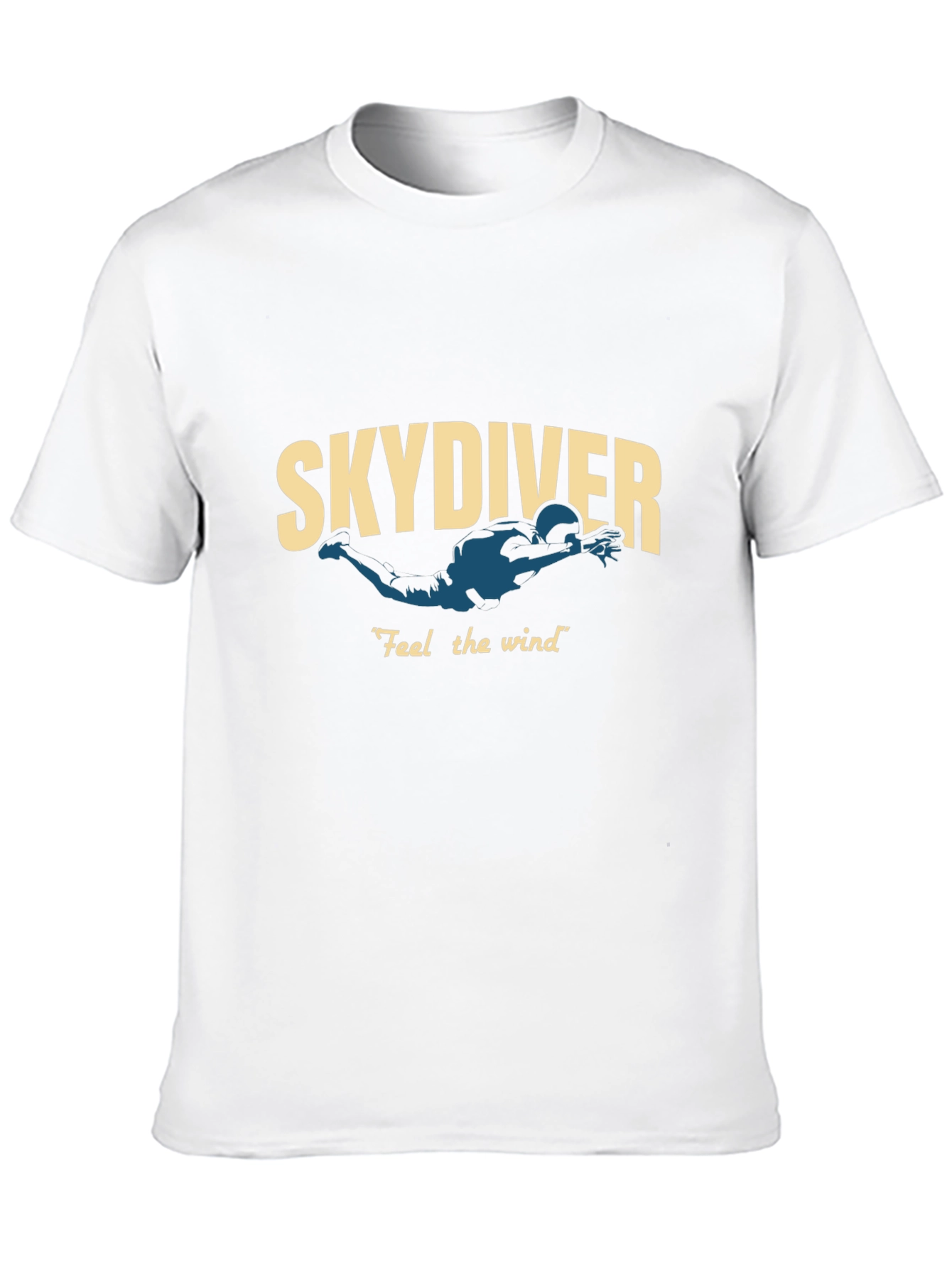 Skydiver Graphic T-Shirt - Feel the Wind