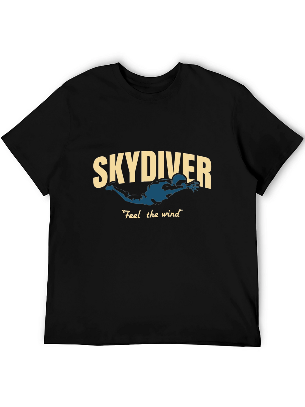 Skydiver Graphic T-Shirt - Feel the Wind