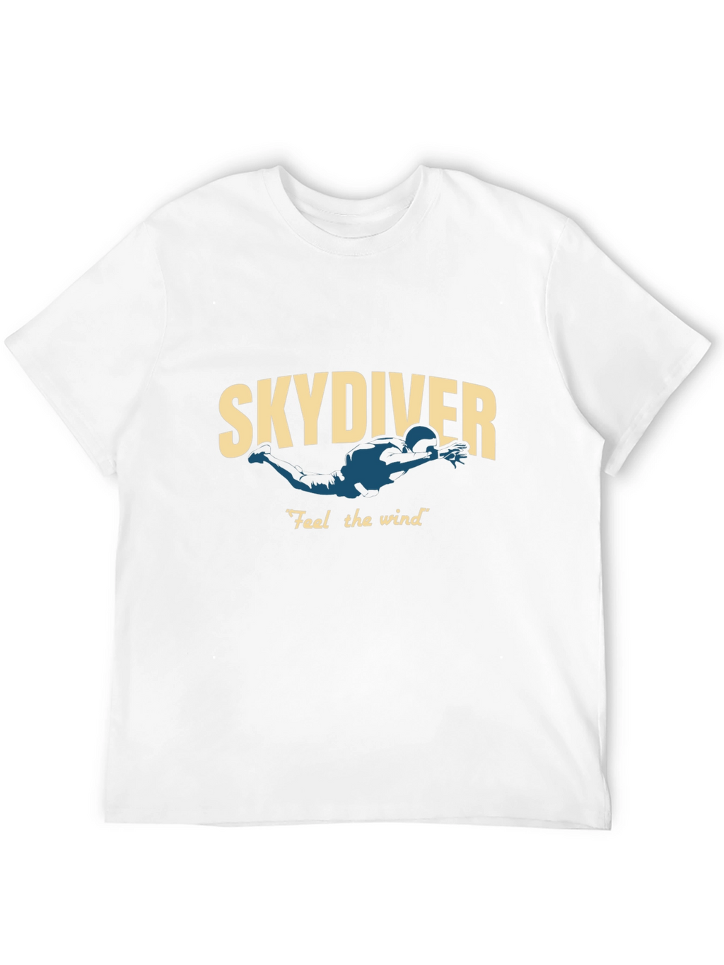 Skydiver Graphic T-Shirt - Feel the Wind