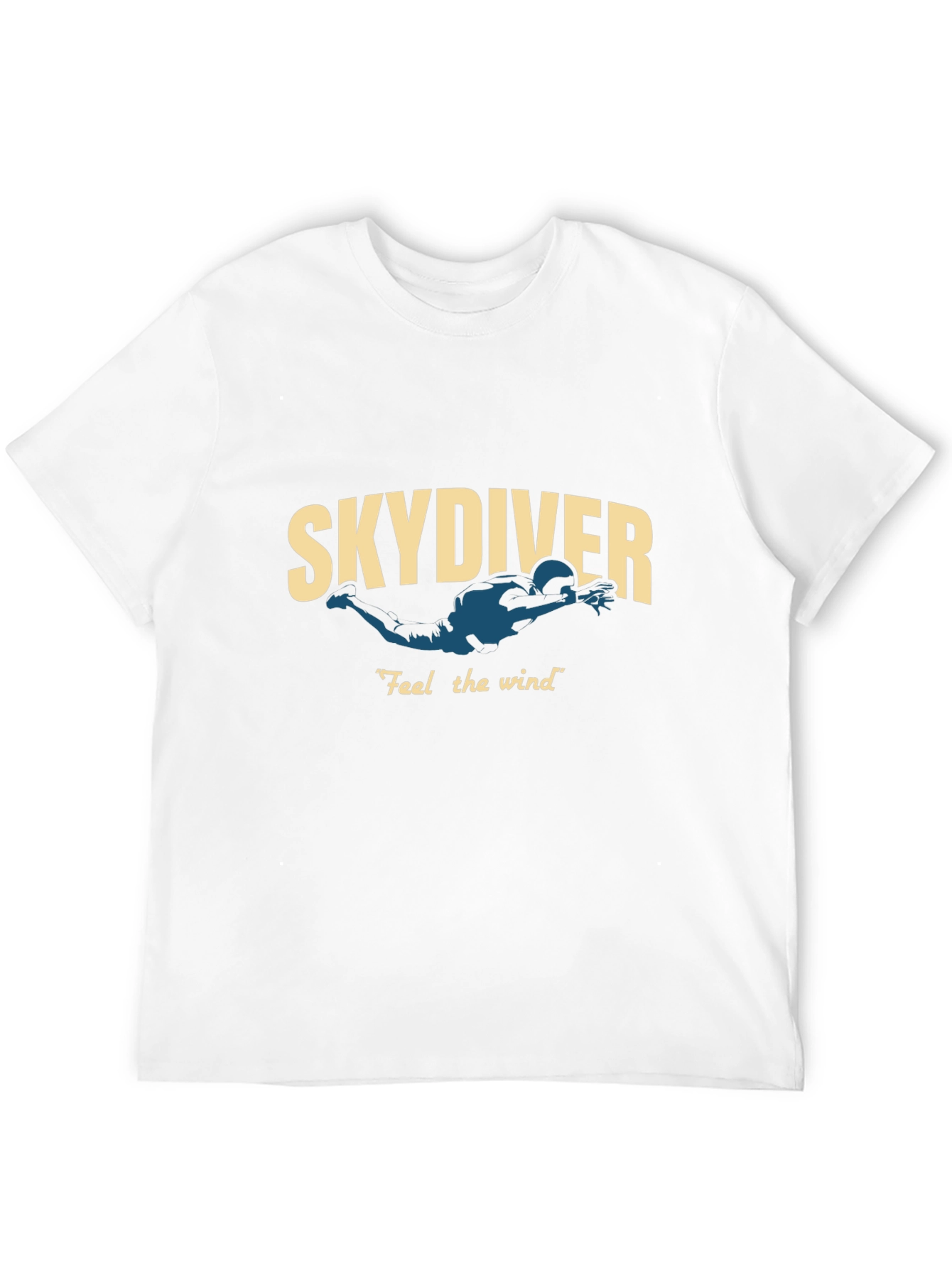 Skydiver Graphic T-Shirt - Feel the Wind
