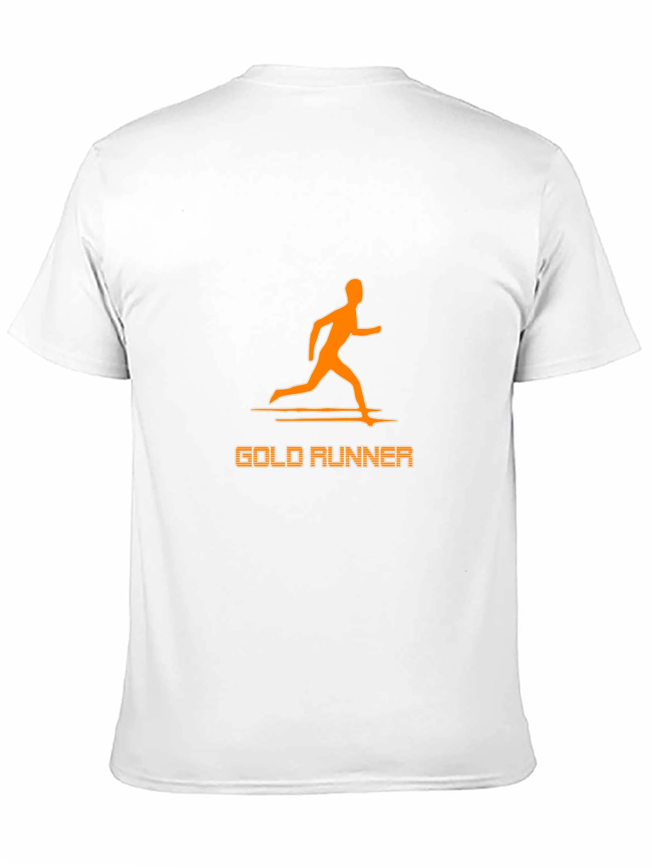 Gold Runner Graphic Tee - Stylish Black T-Shirt