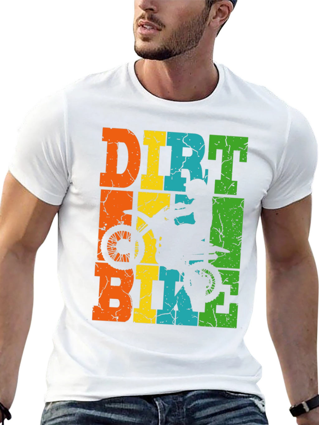 Dirt Bike T-Shirt: Motocross Rider Design