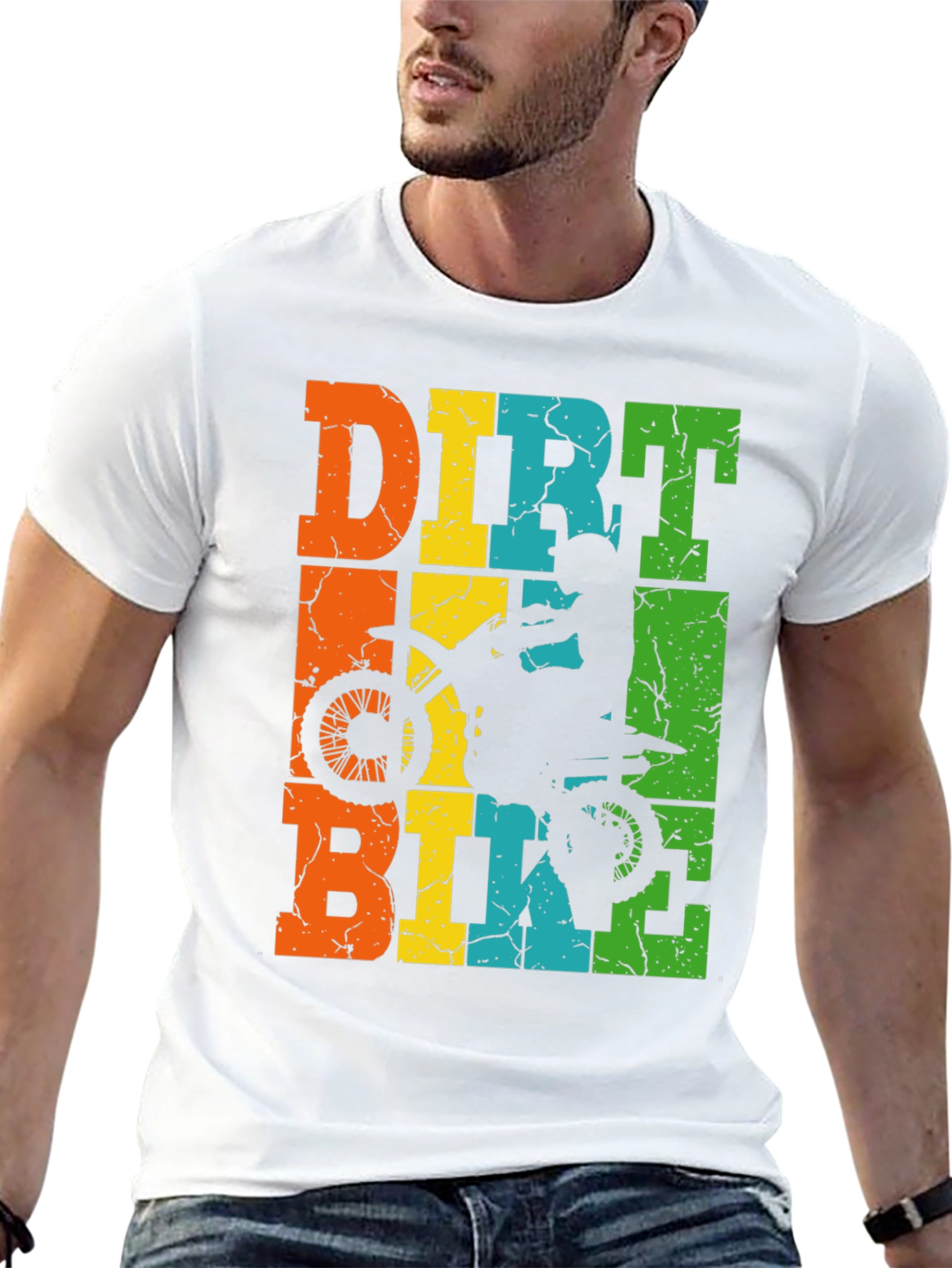 Dirt Bike T-Shirt: Motocross Rider Design